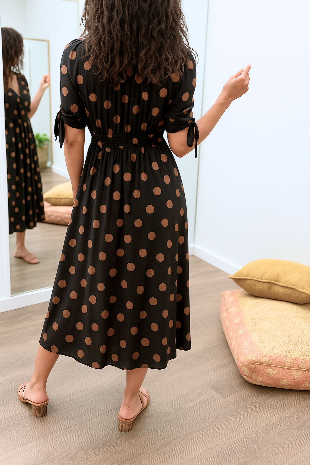 Brigitte™ | Rochie Elegantă cu Puncte