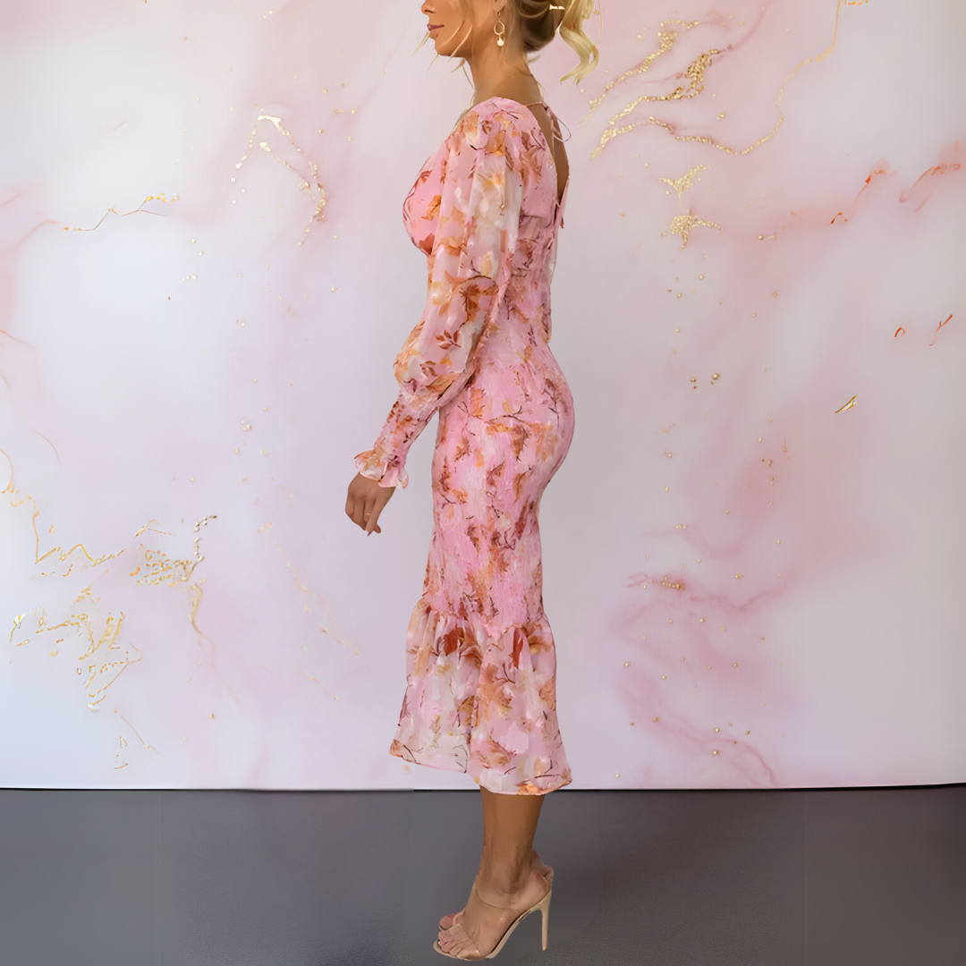 Sunly™ | Rochie Florală Elegantă
