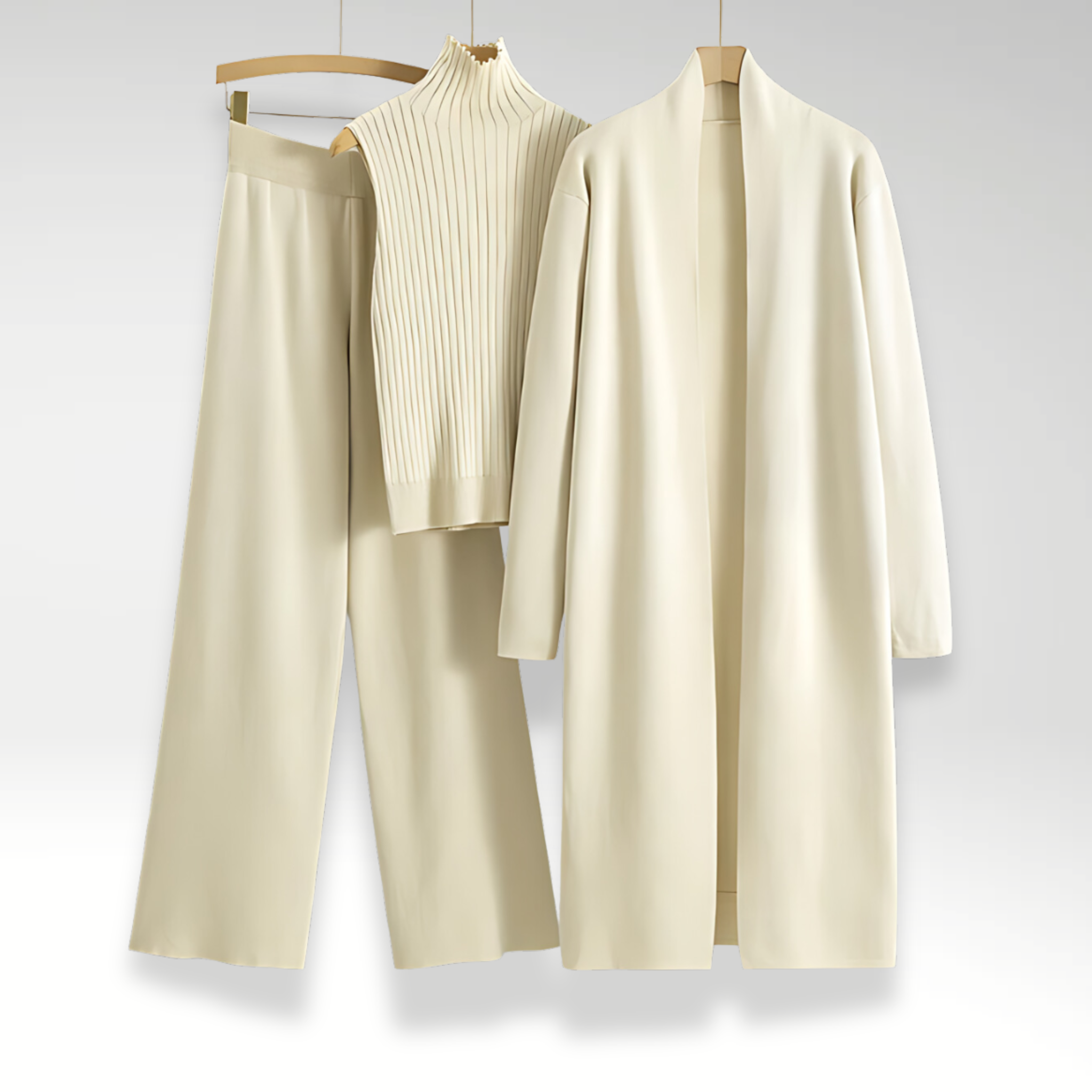 Sunly™ | Set trei piese din tricot Luxos