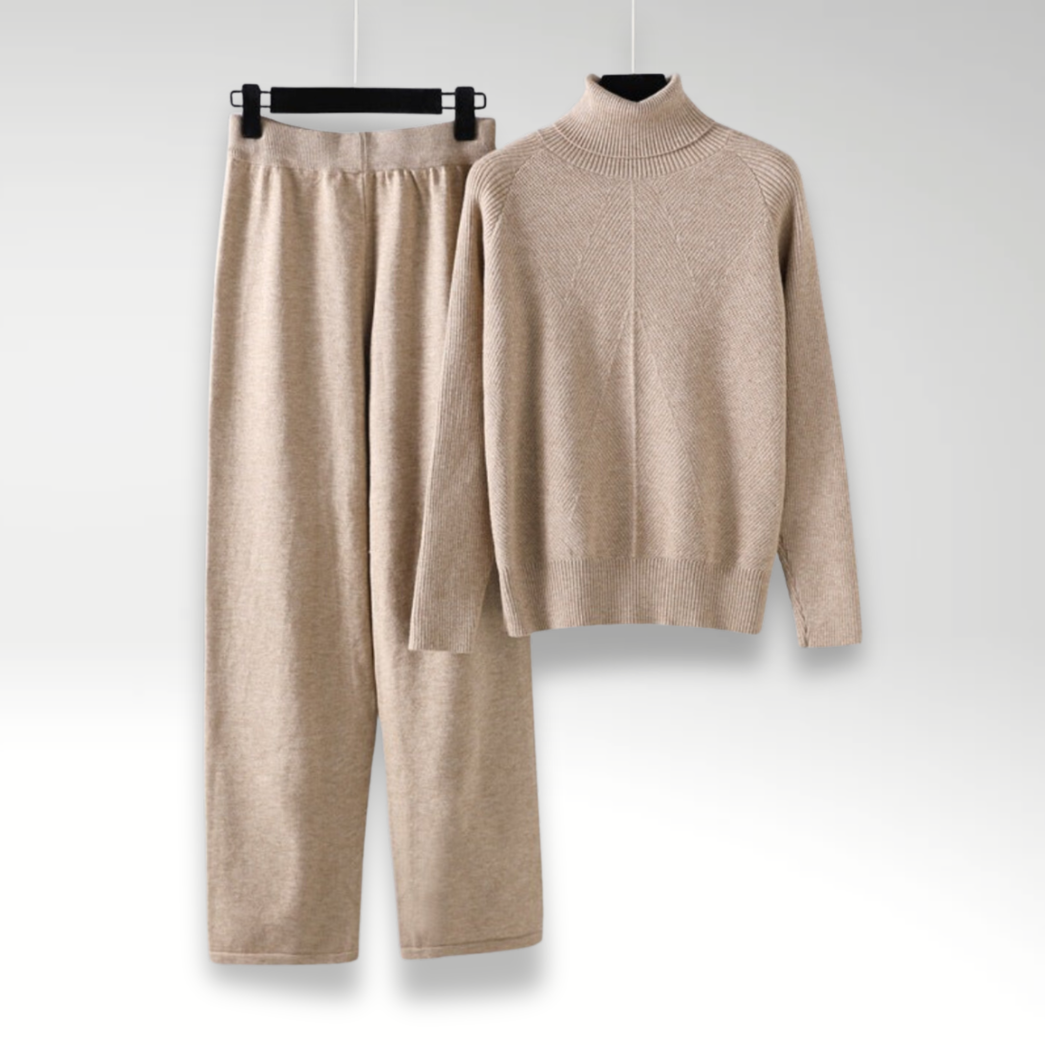 Sunly™ | Set două piese Lounge din tricot torsadat