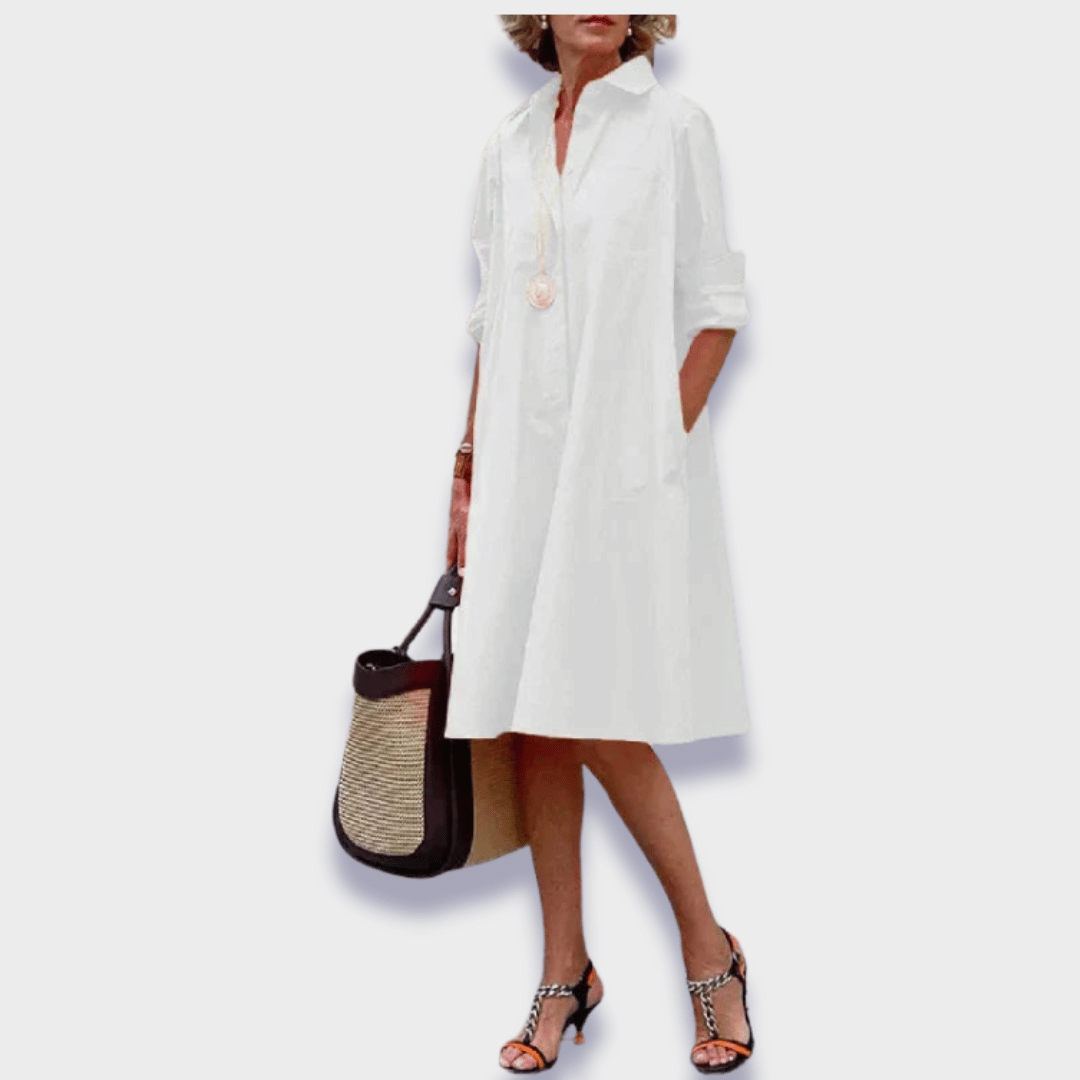 Bettina | Rochie polo stilată din material premium