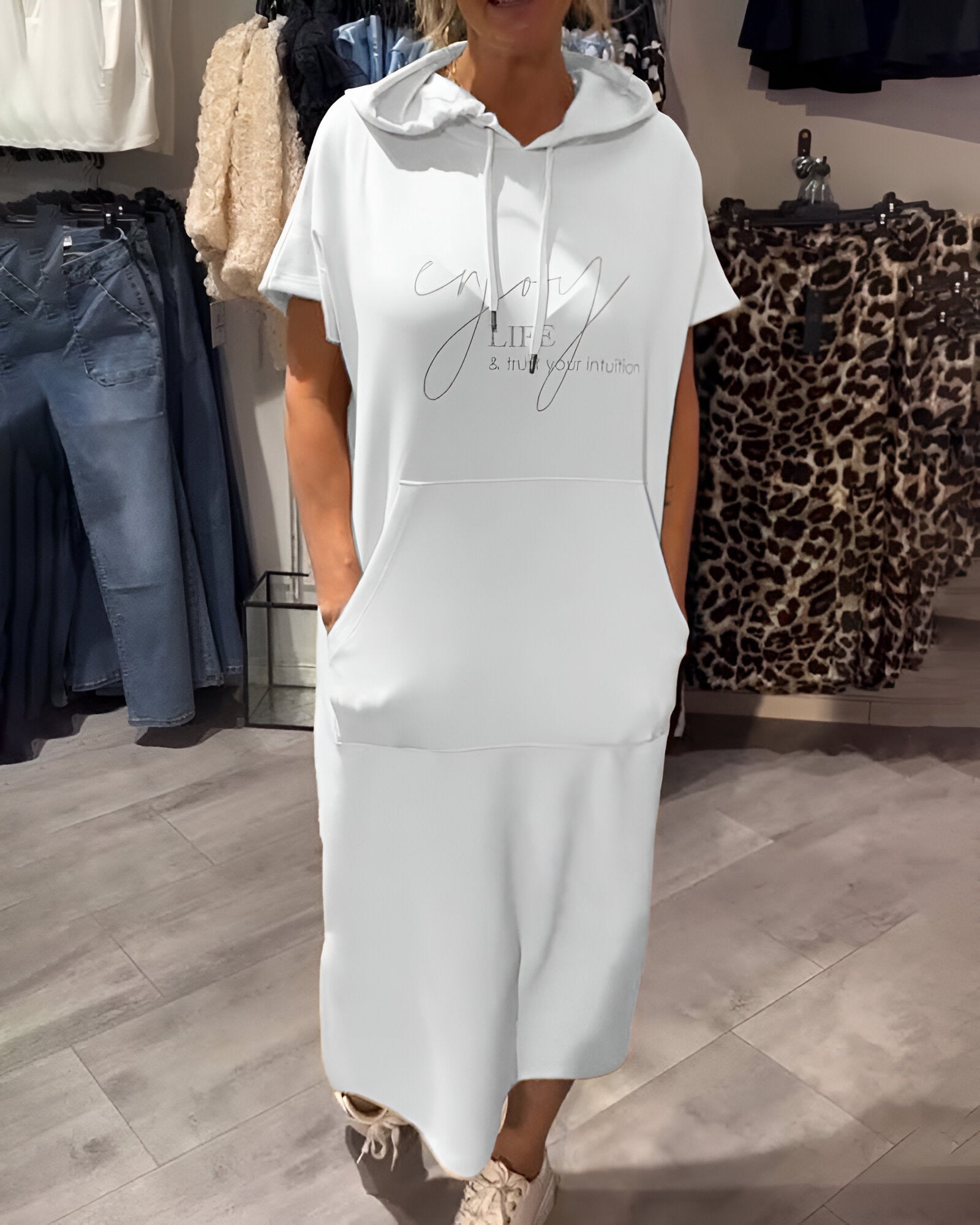 Saskia™ | Rochie Casual cu Hanorac