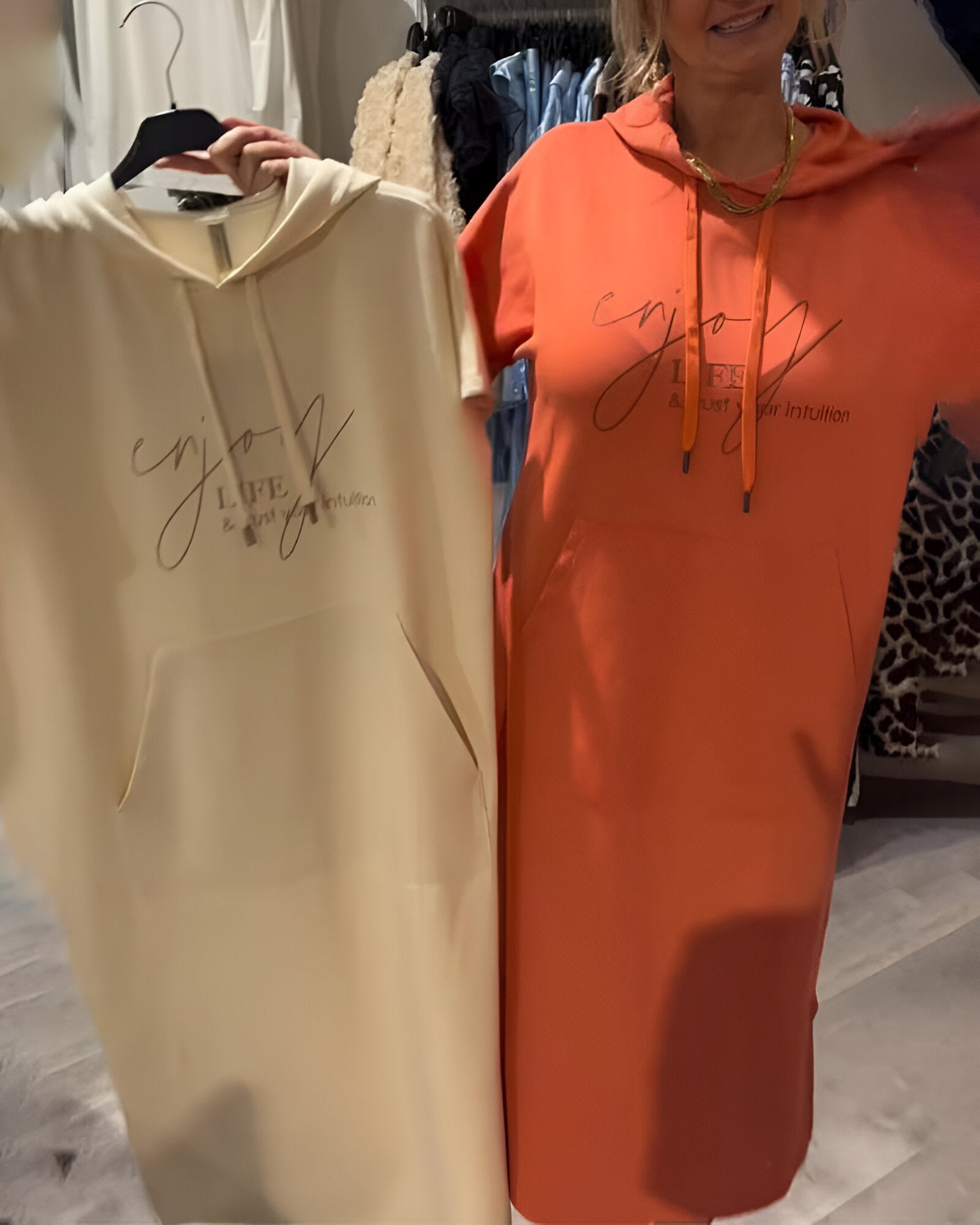 Saskia™ | Rochie Casual cu Hanorac