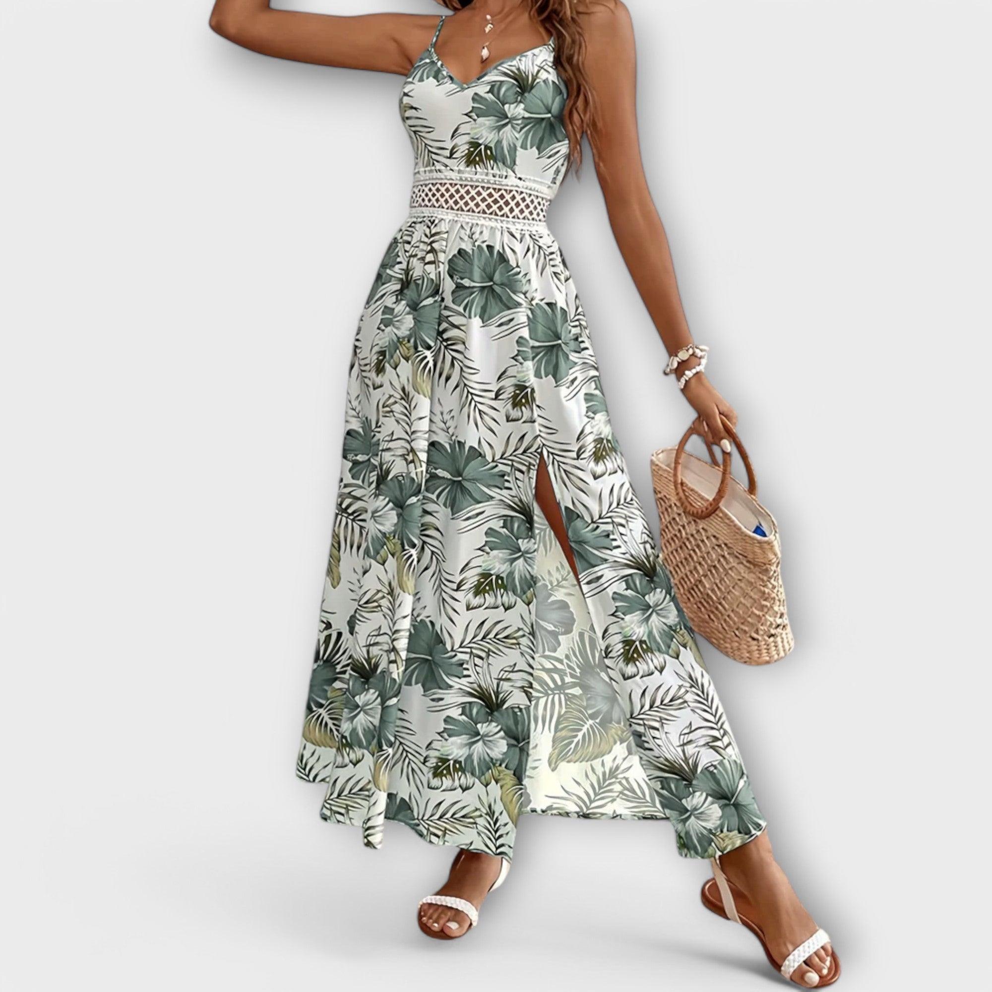 Sunly™ | Rochie Midi de Vară cu Croi Lejer
