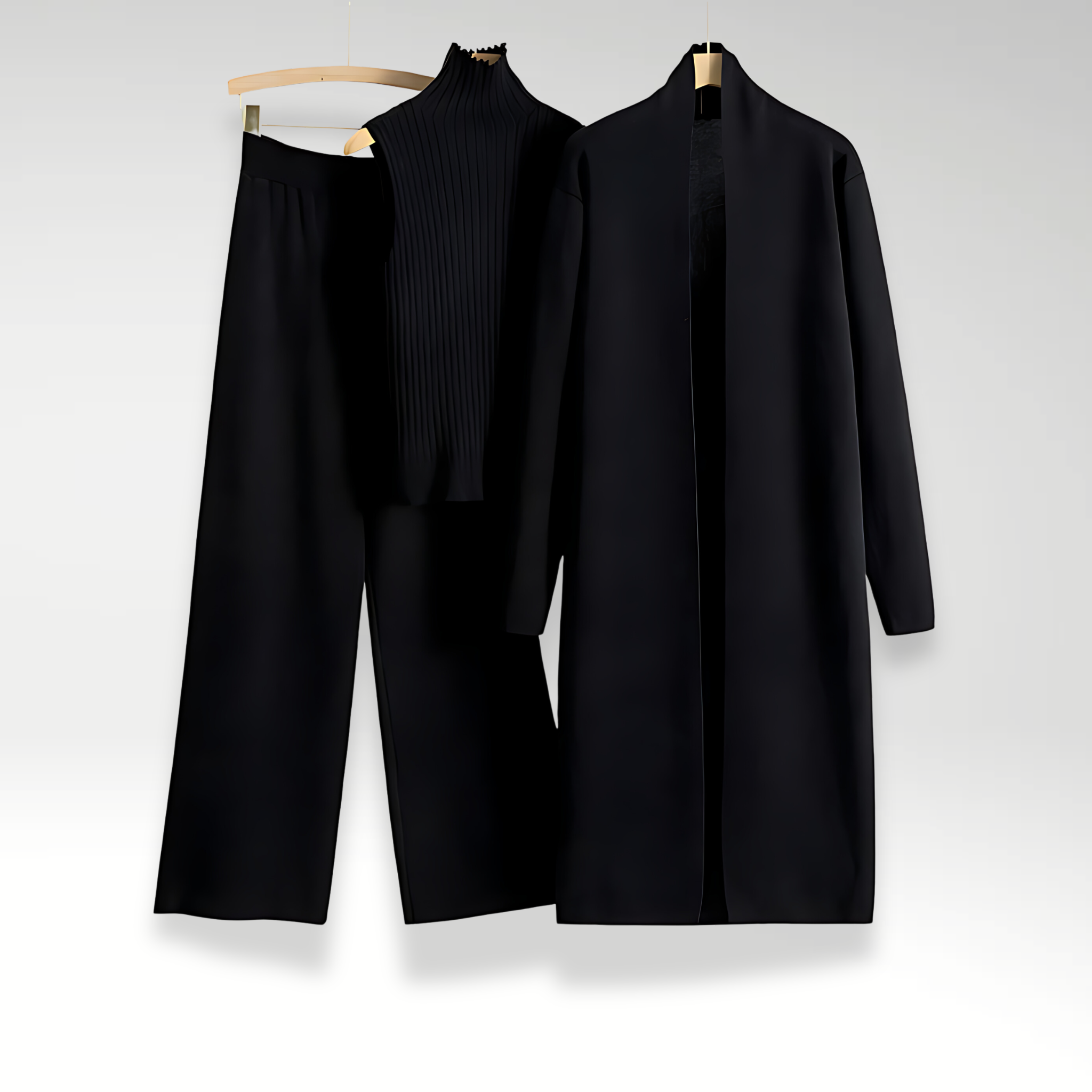 Sunly™ | Set trei piese din tricot Luxos
