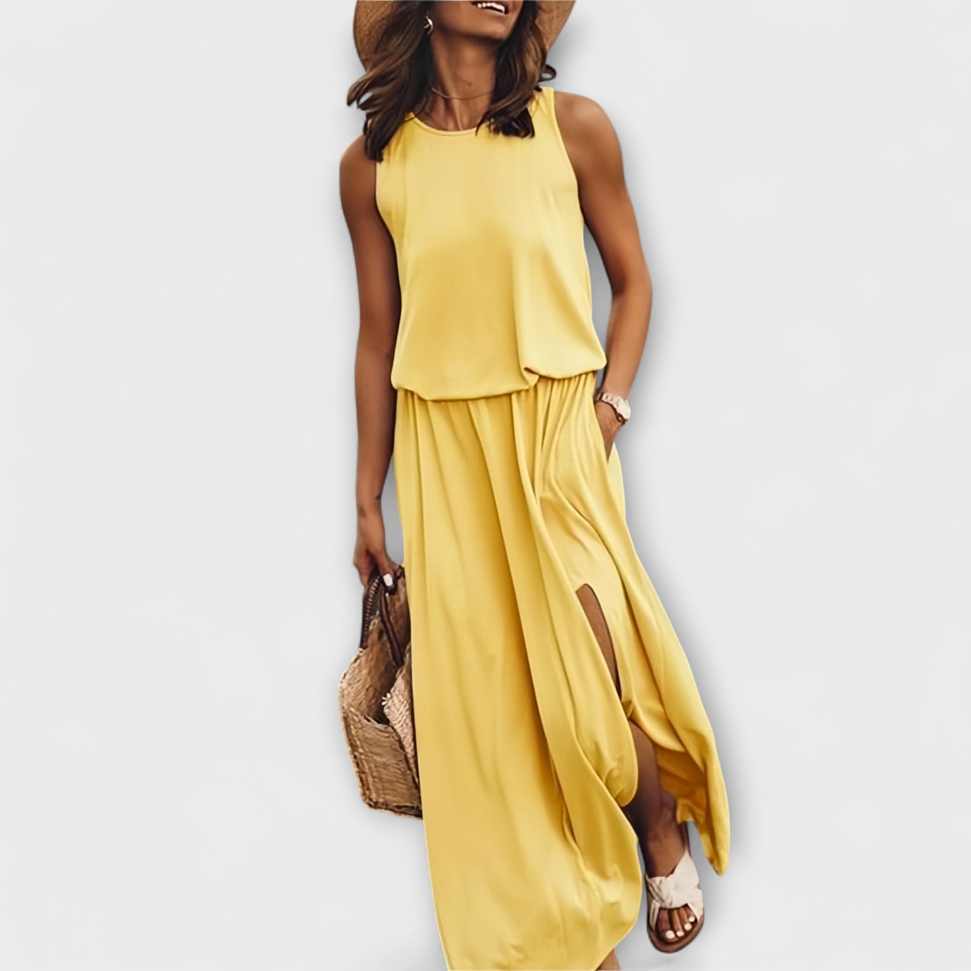 Sunly™ | Rochie Maxi Relaxată de Vară