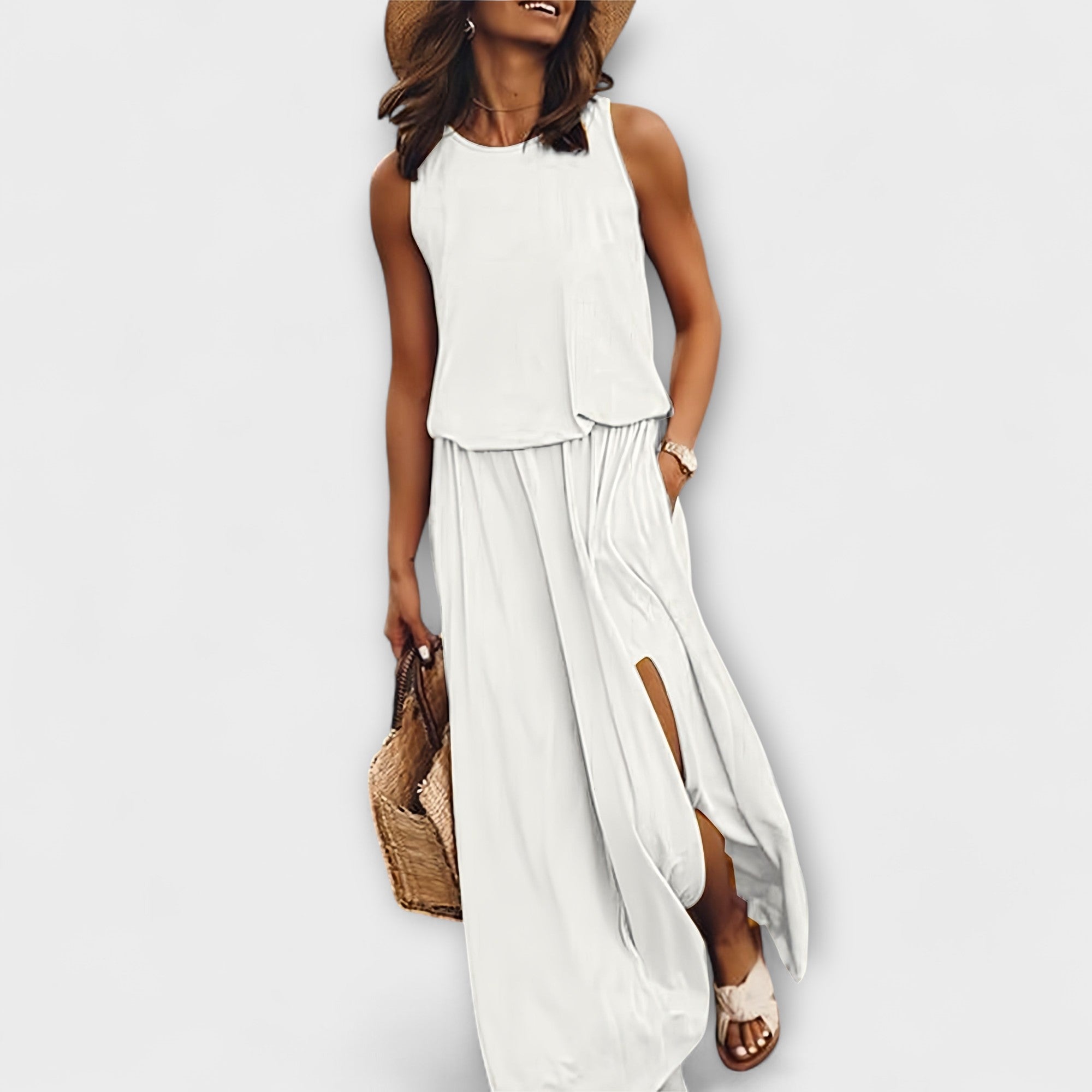 Sunly™ | Rochie Maxi Relaxată de Vară