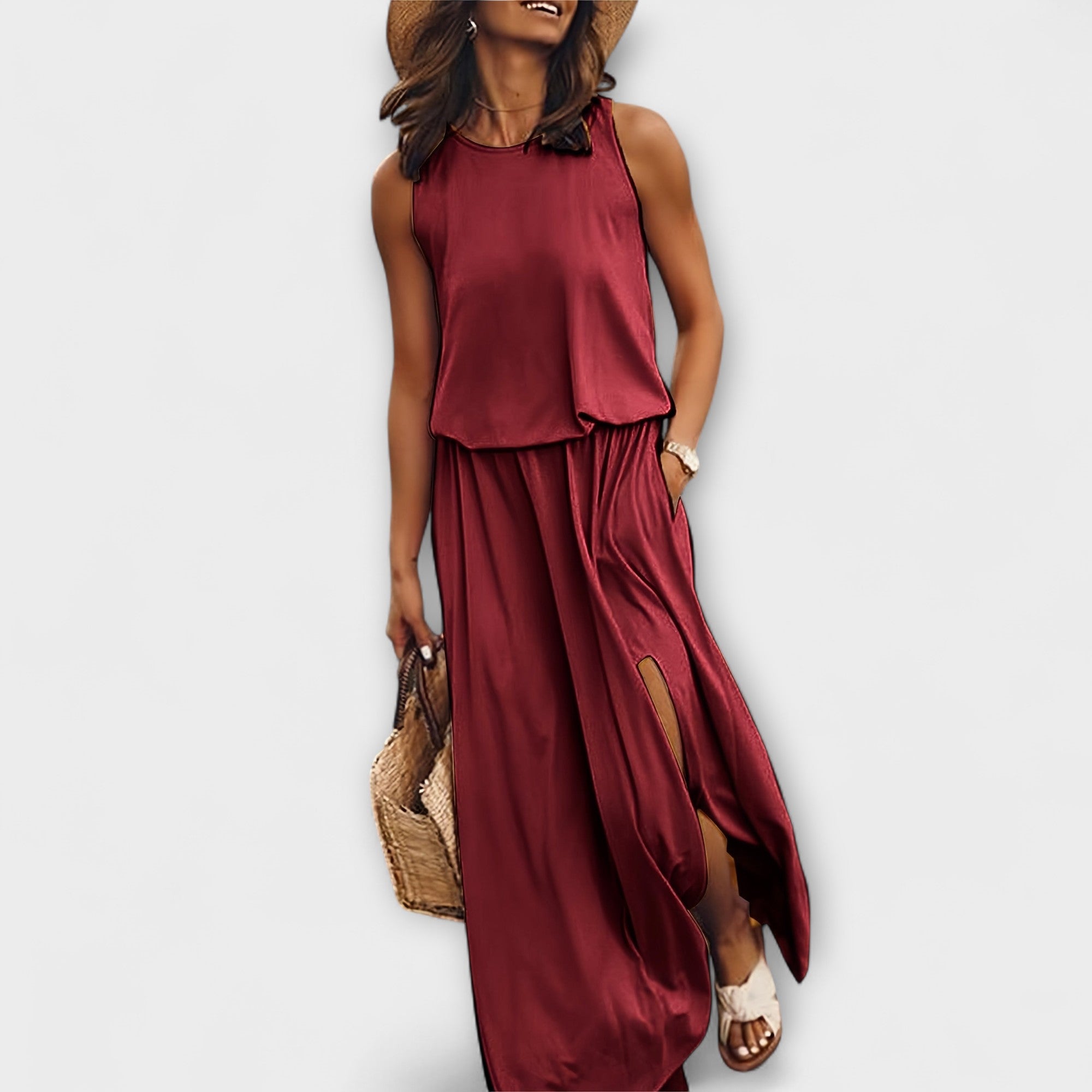 Sunly™ | Rochie Maxi Relaxată de Vară