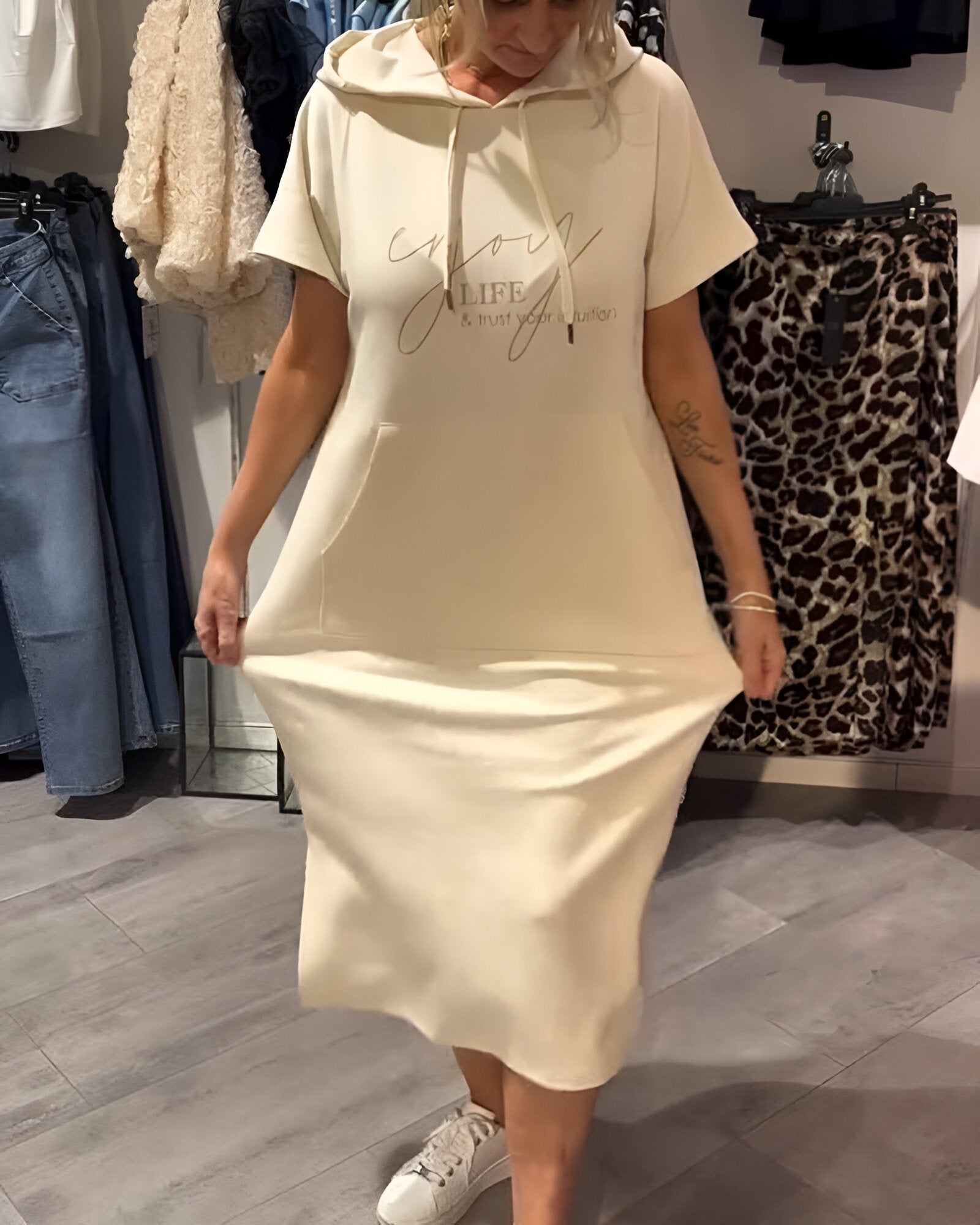 Saskia™ | Rochie Casual cu Hanorac