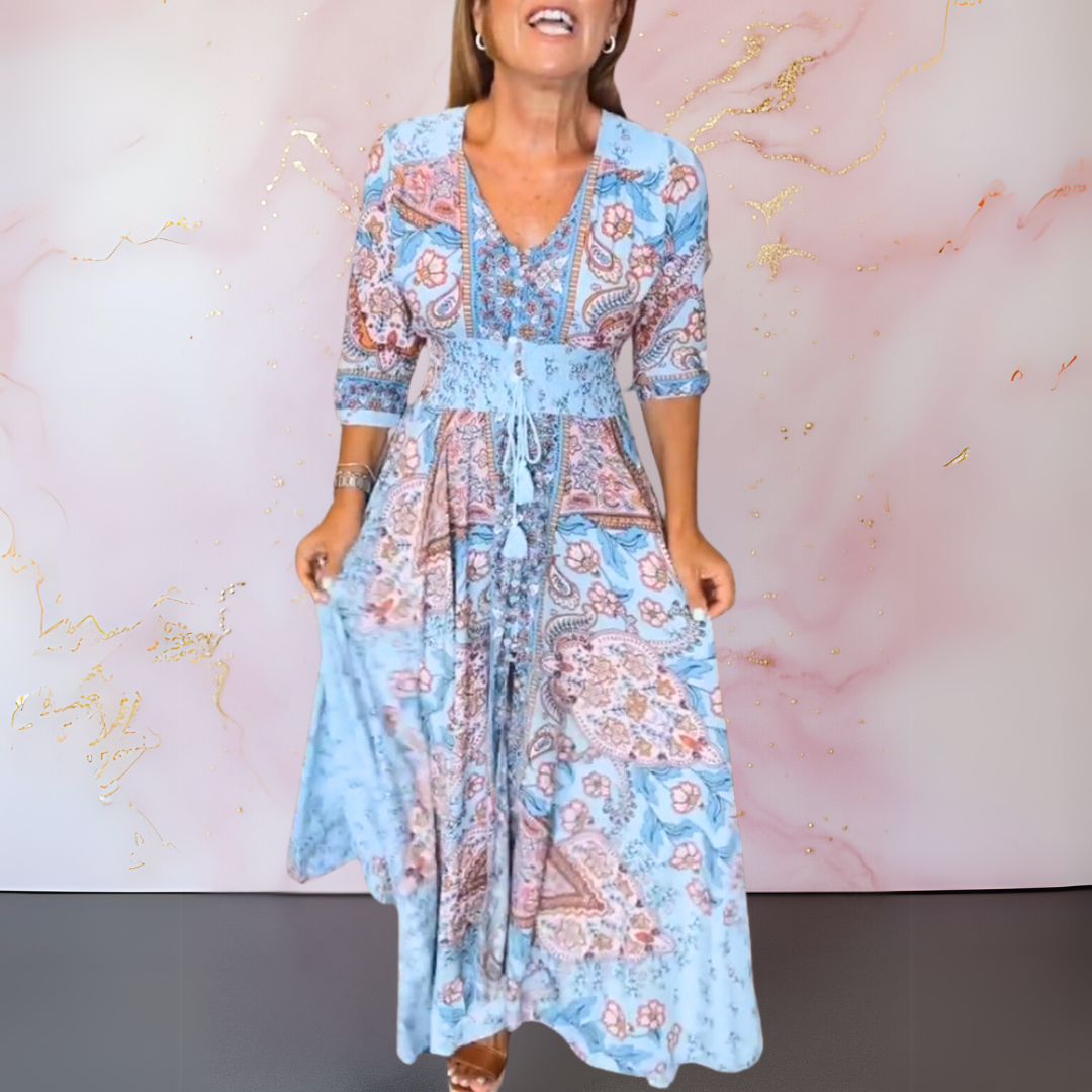 Rita™ | Rochie de Vară Elegantă cu Decolteu în V
