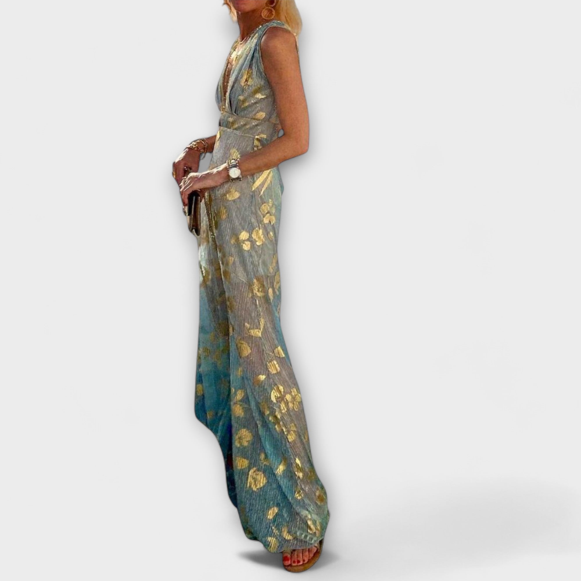 Sunly™ | Rochie Midi de Vară cu Croi Lejer