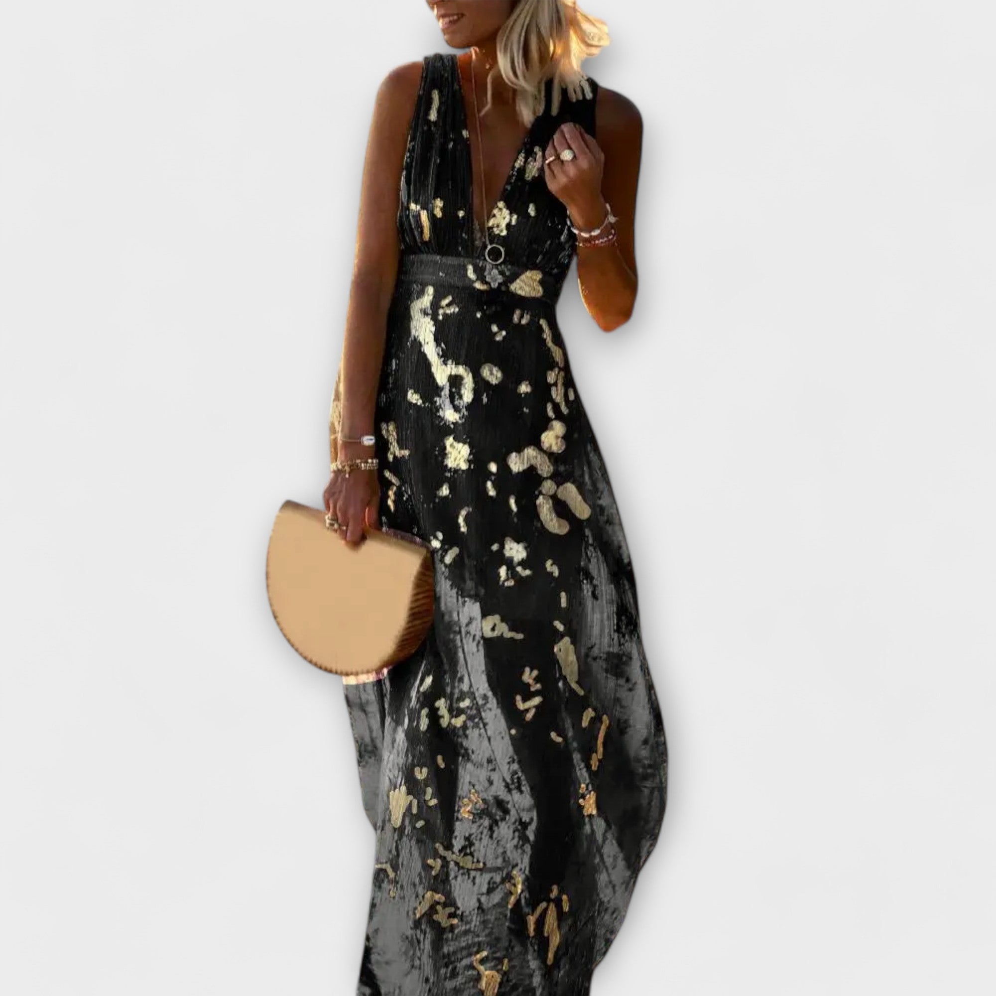 Sunly™ | Rochie Midi de Vară cu Croi Lejer