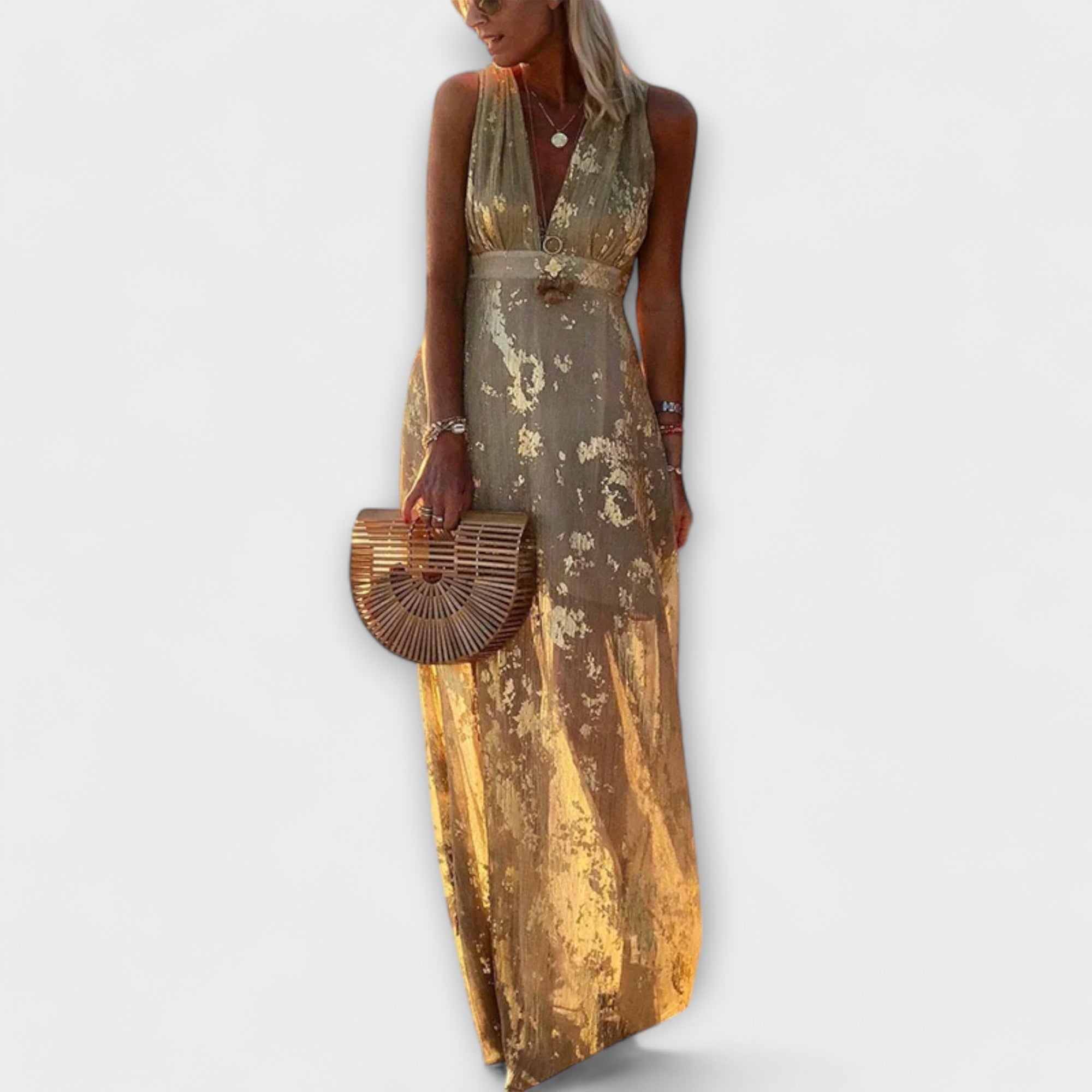 Sunly™ | Rochie Midi de Vară cu Croi Lejer