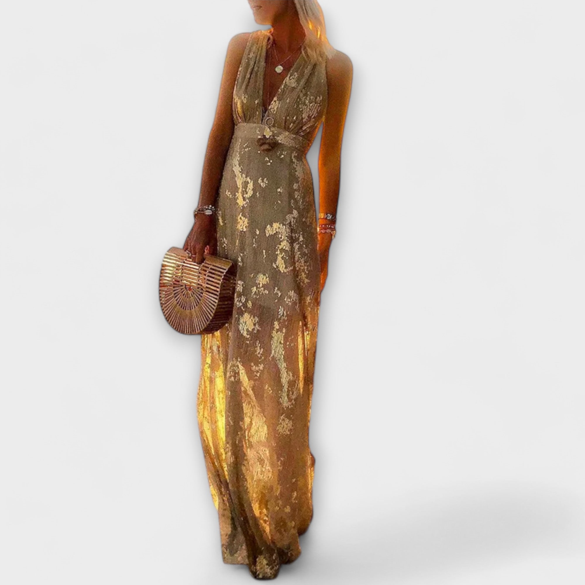 Sunly™ | Rochie Midi de Vară cu Croi Lejer