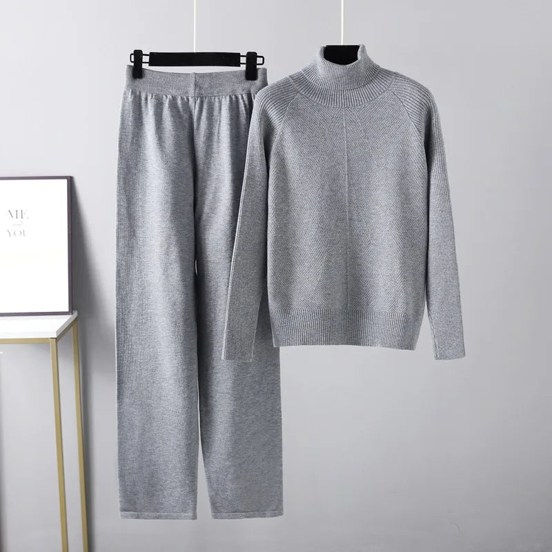 Sunly™ | Set două piese Lounge din tricot torsadat