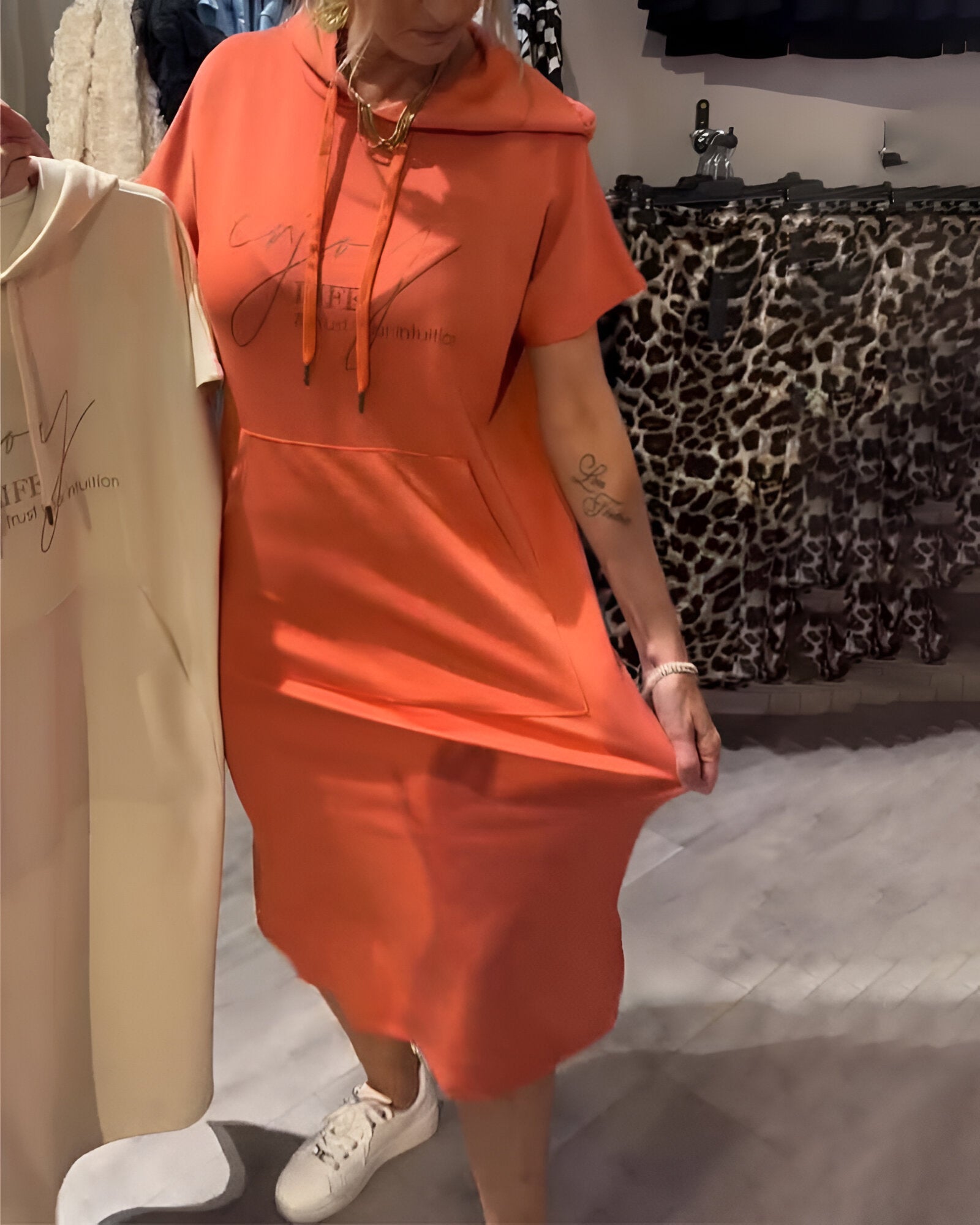 Saskia™ | Rochie Casual cu Hanorac
