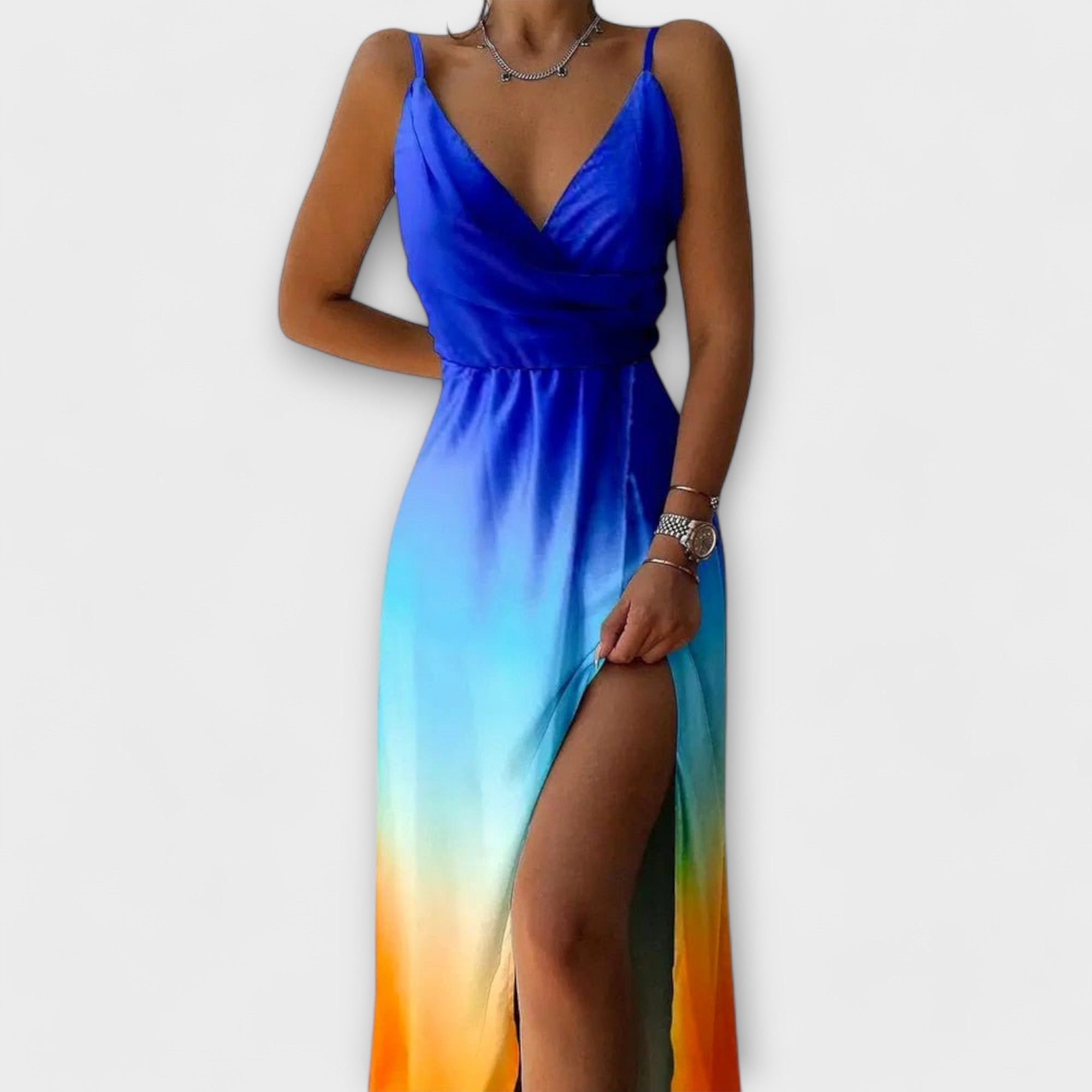 Sunly™ | Rochie Midi de Vară cu Croi Lejer