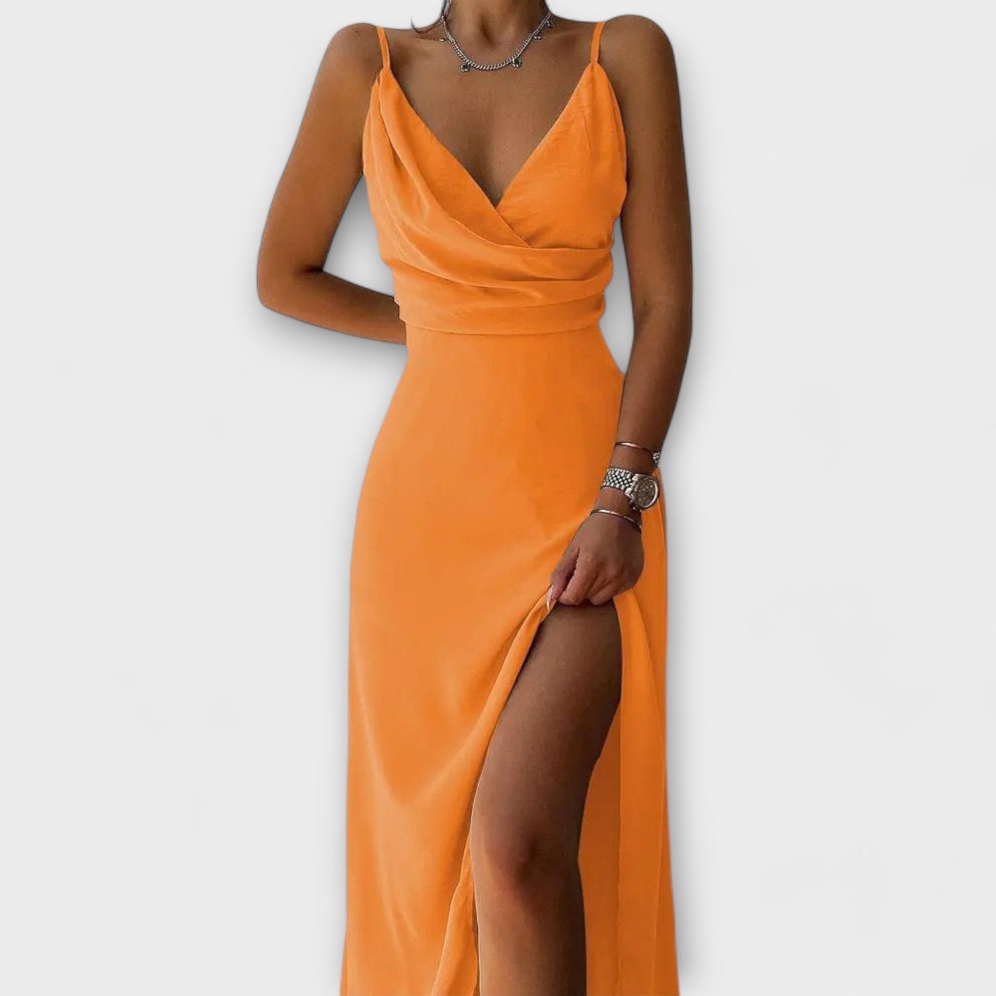 Sunly™ | Rochie Midi de Vară cu Croi Lejer