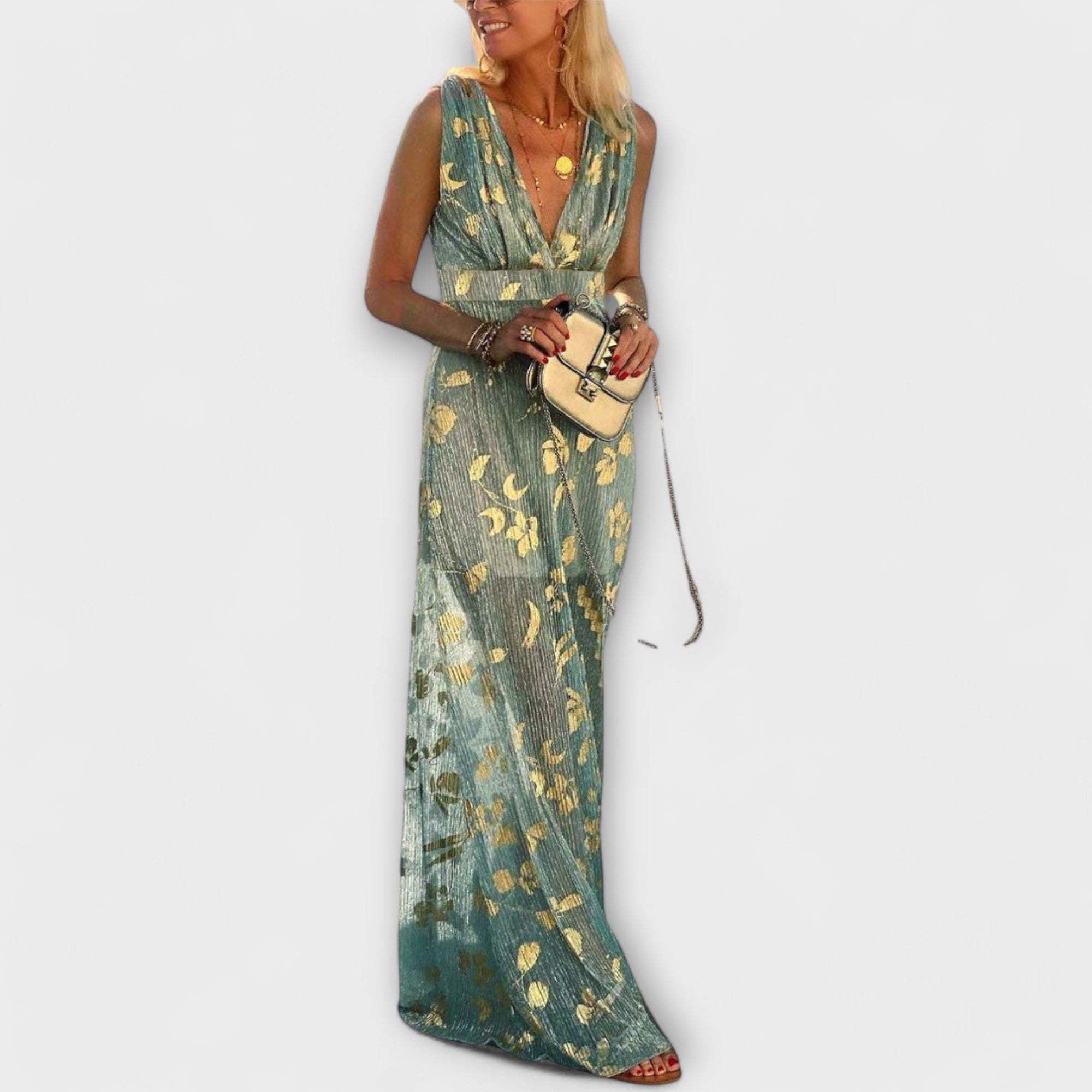 Sunly™ | Rochie Midi de Vară cu Croi Lejer