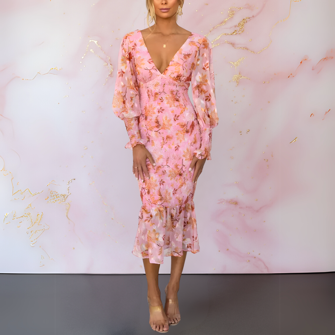 Sunly™ | Rochie Florală Elegantă