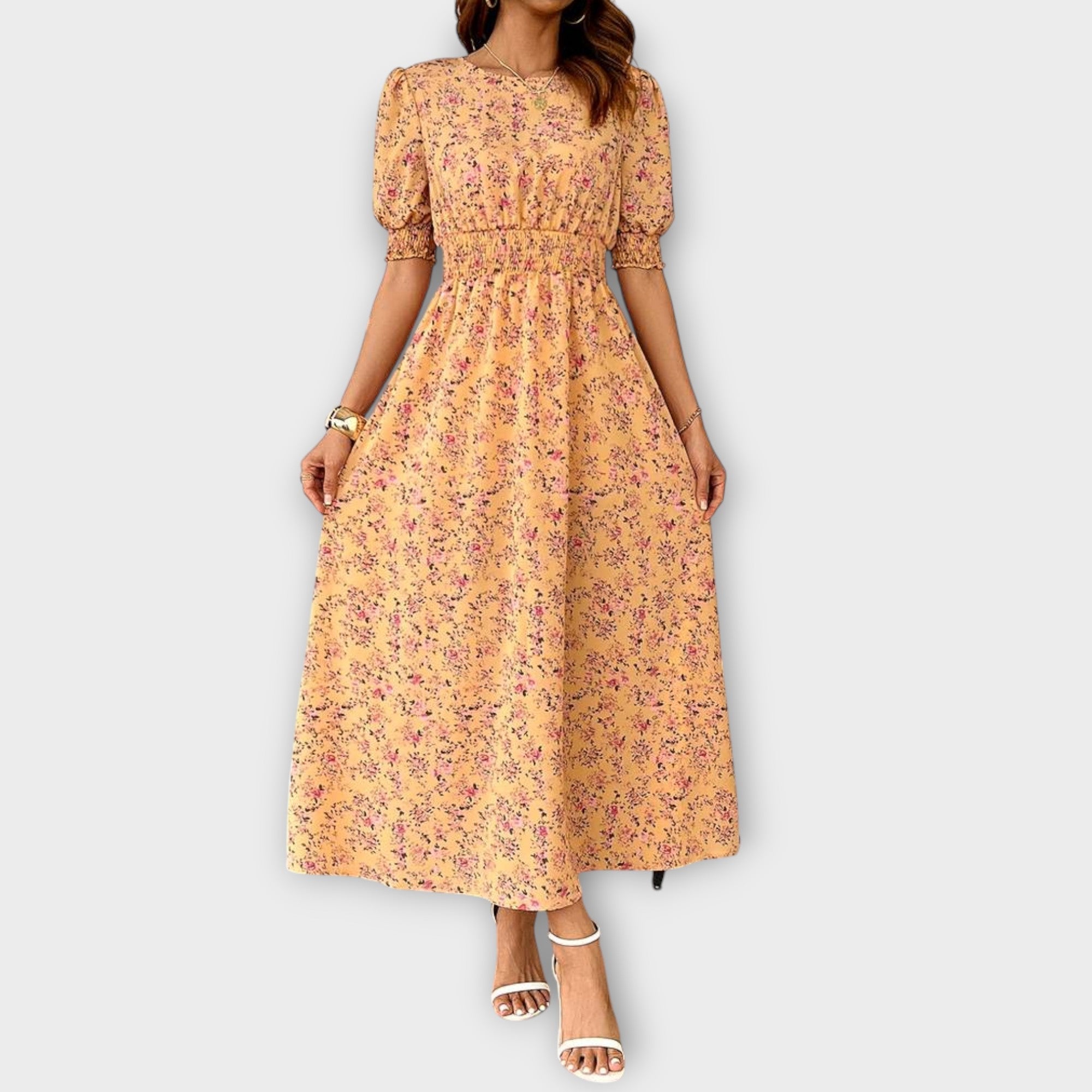 Sunly™ | Rochie Midi de Vară cu Croi Lejer