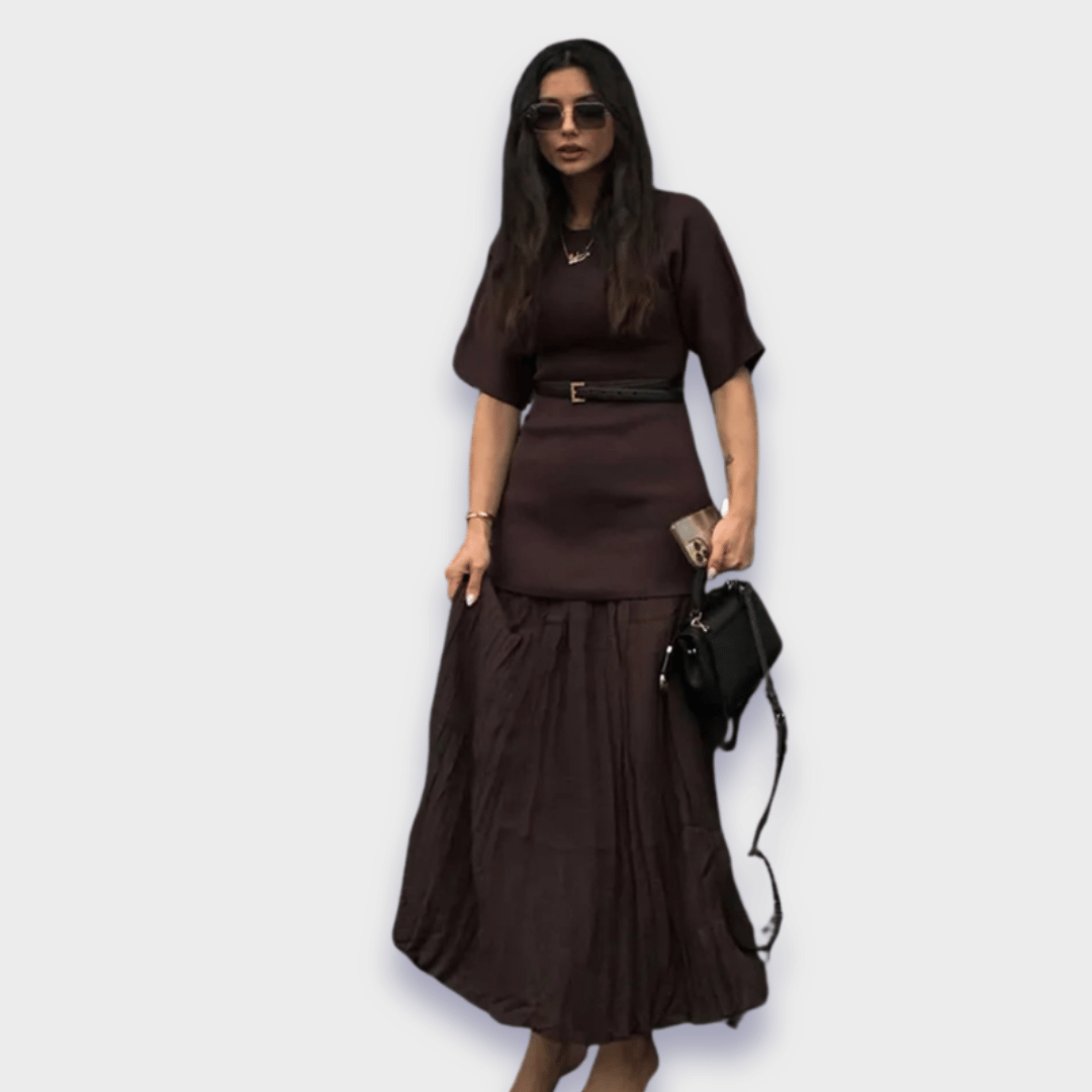 Zelinda | Rochie elegantă din țesătură premium