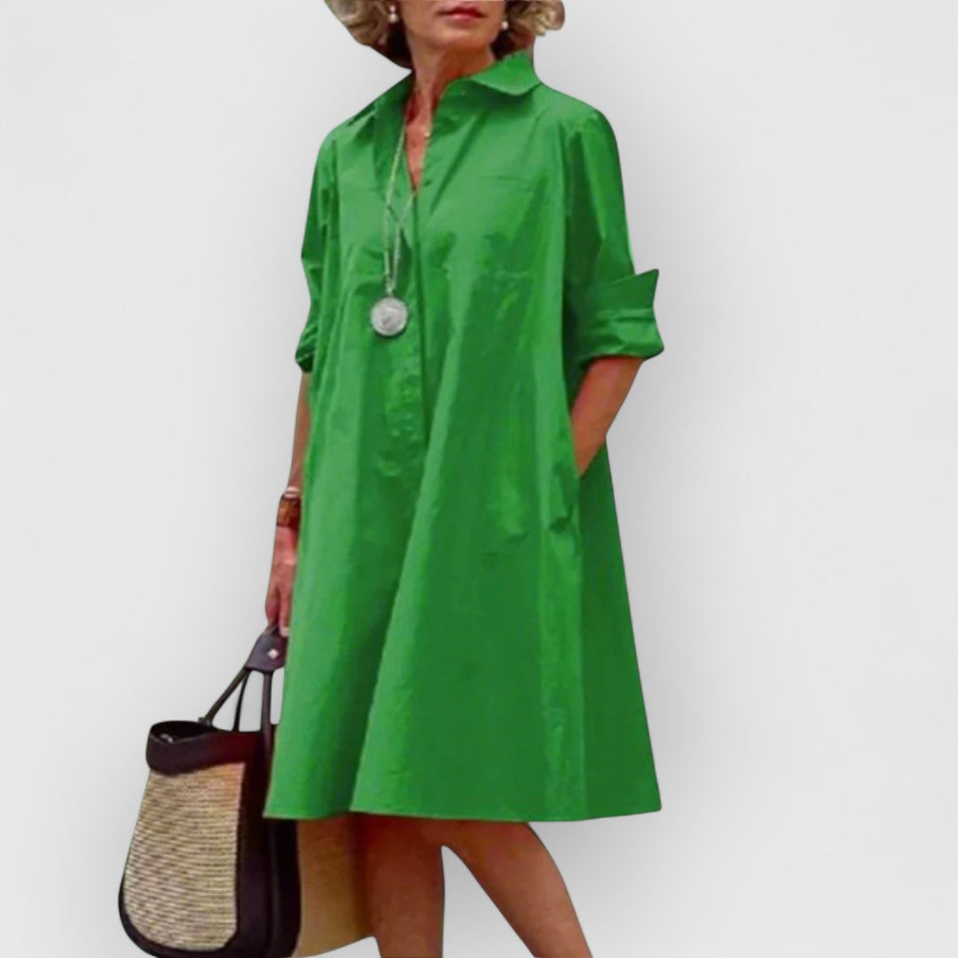 Brigitte | Rochie Midi cu Puncte