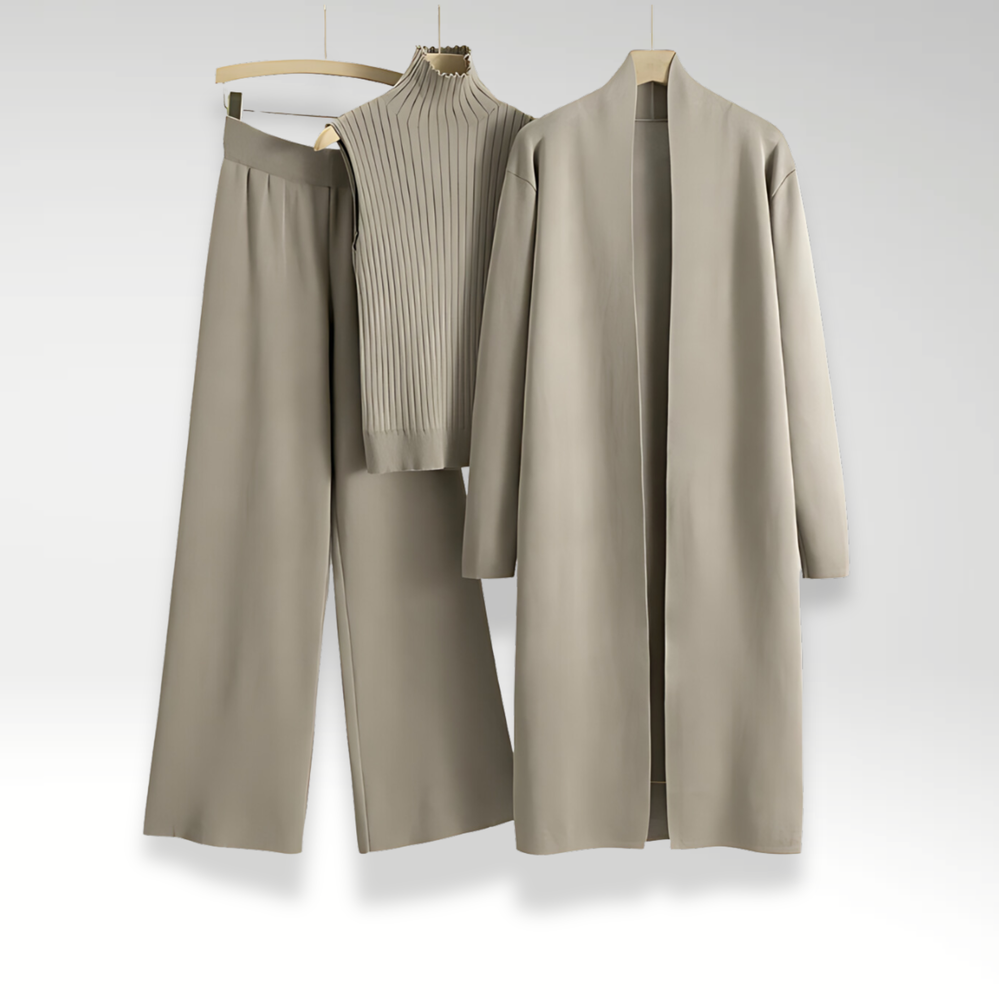 Sunly™ | Set trei piese din tricot Luxos