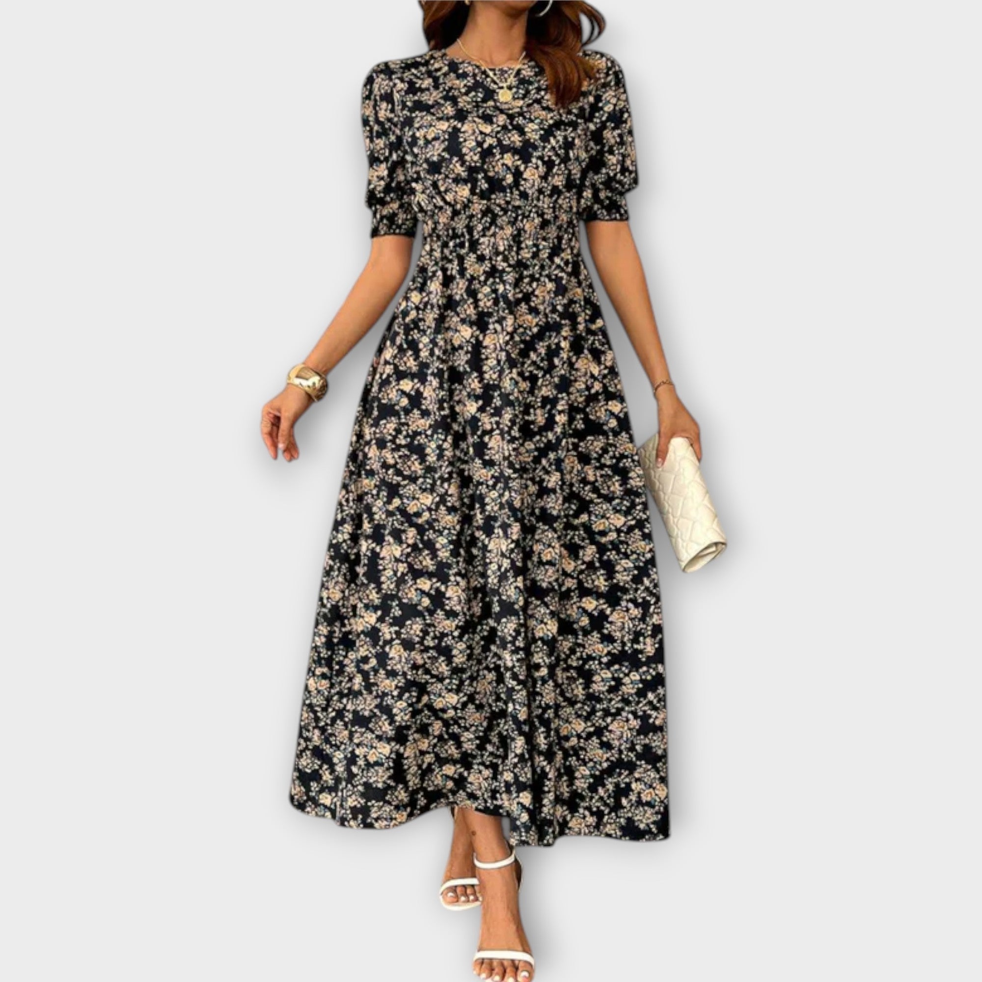 Sunly™ | Rochie Midi de Vară cu Croi Lejer