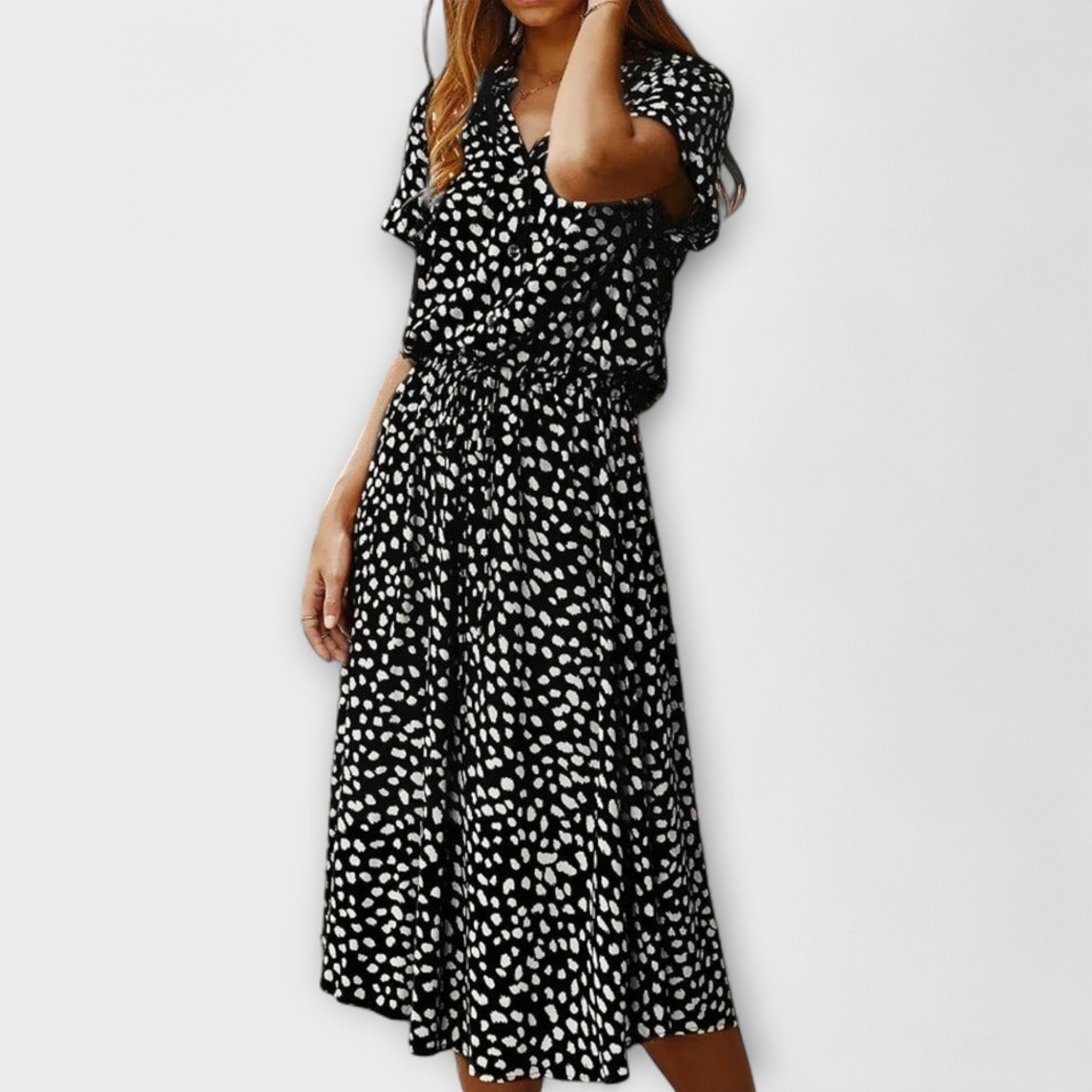 Sunly™ | Rochie Midi de Vară cu Croi Lejer