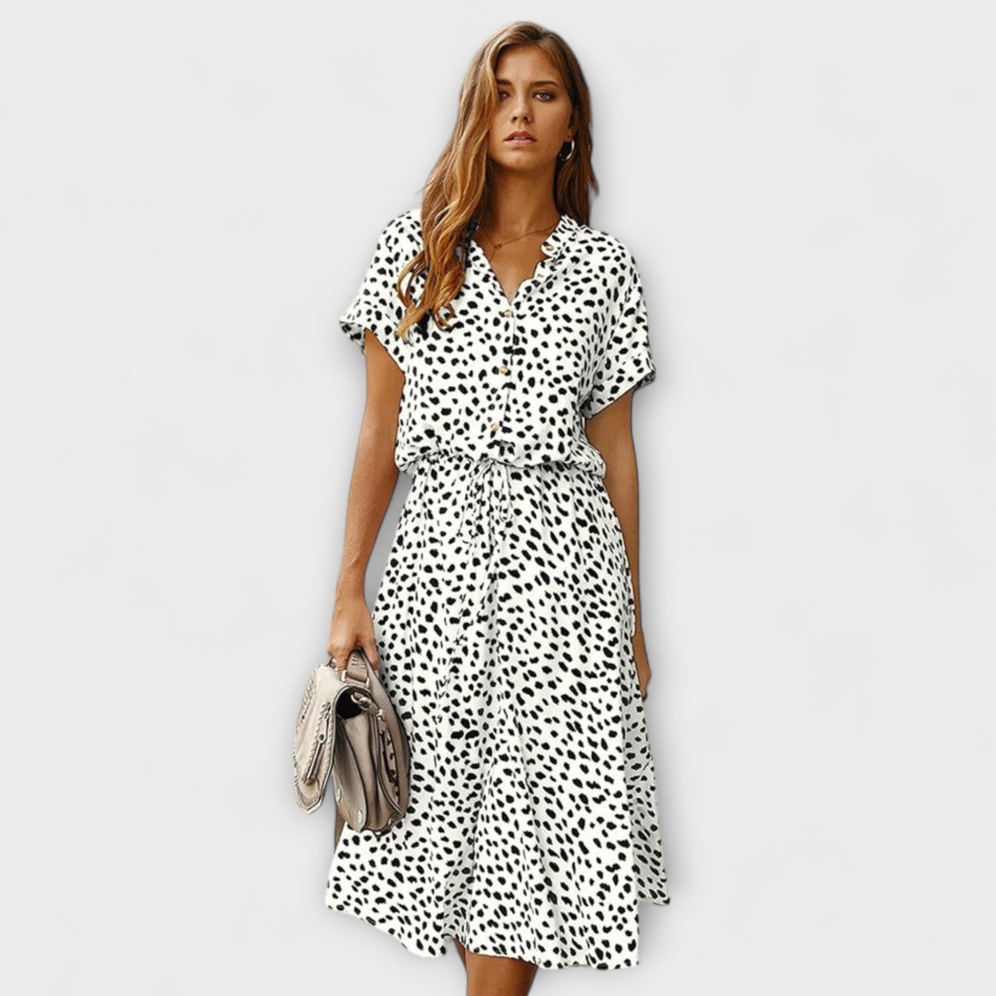 Sunly™ | Rochie Midi de Vară cu Croi Lejer