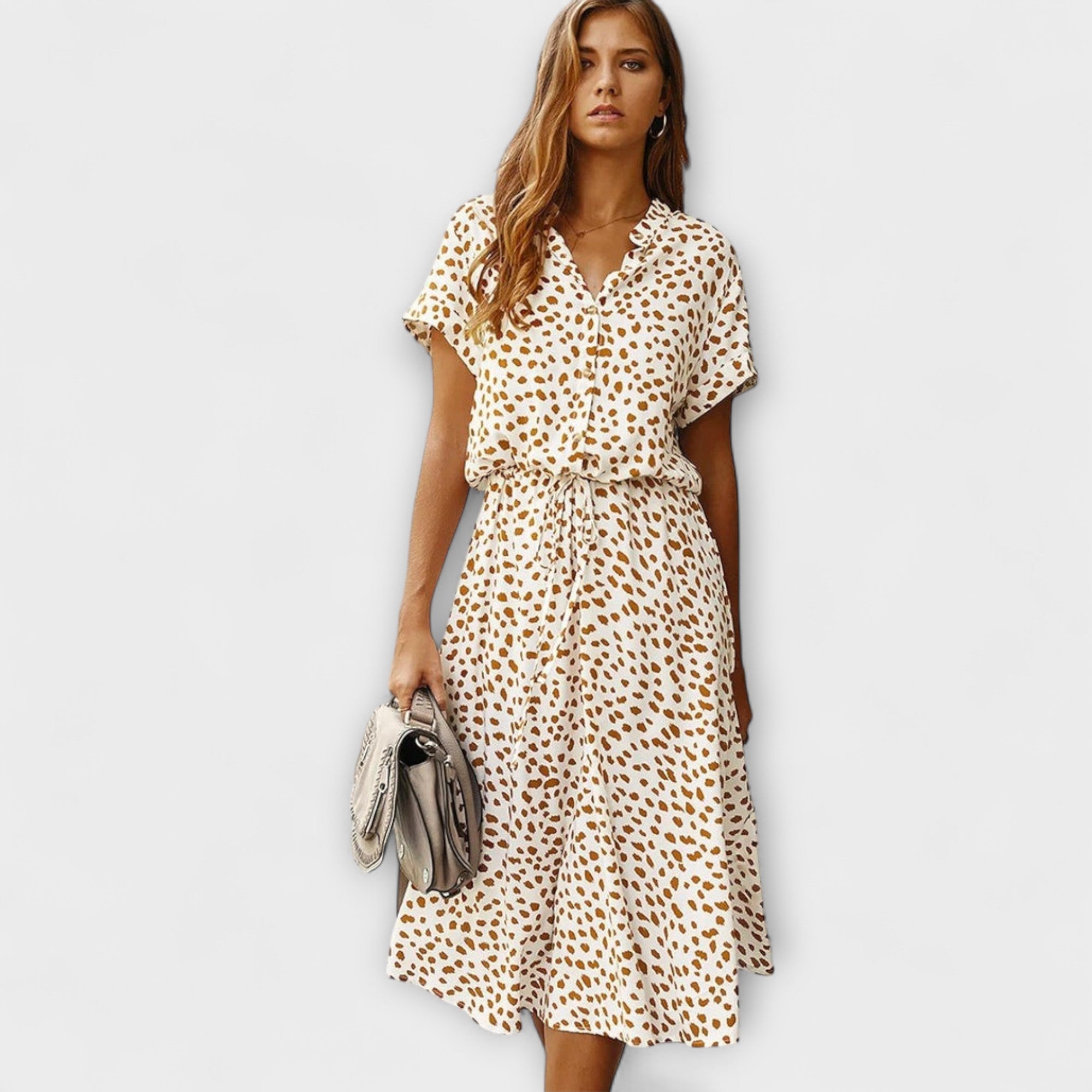 Sunly™ | Rochie Midi de Vară cu Croi Lejer