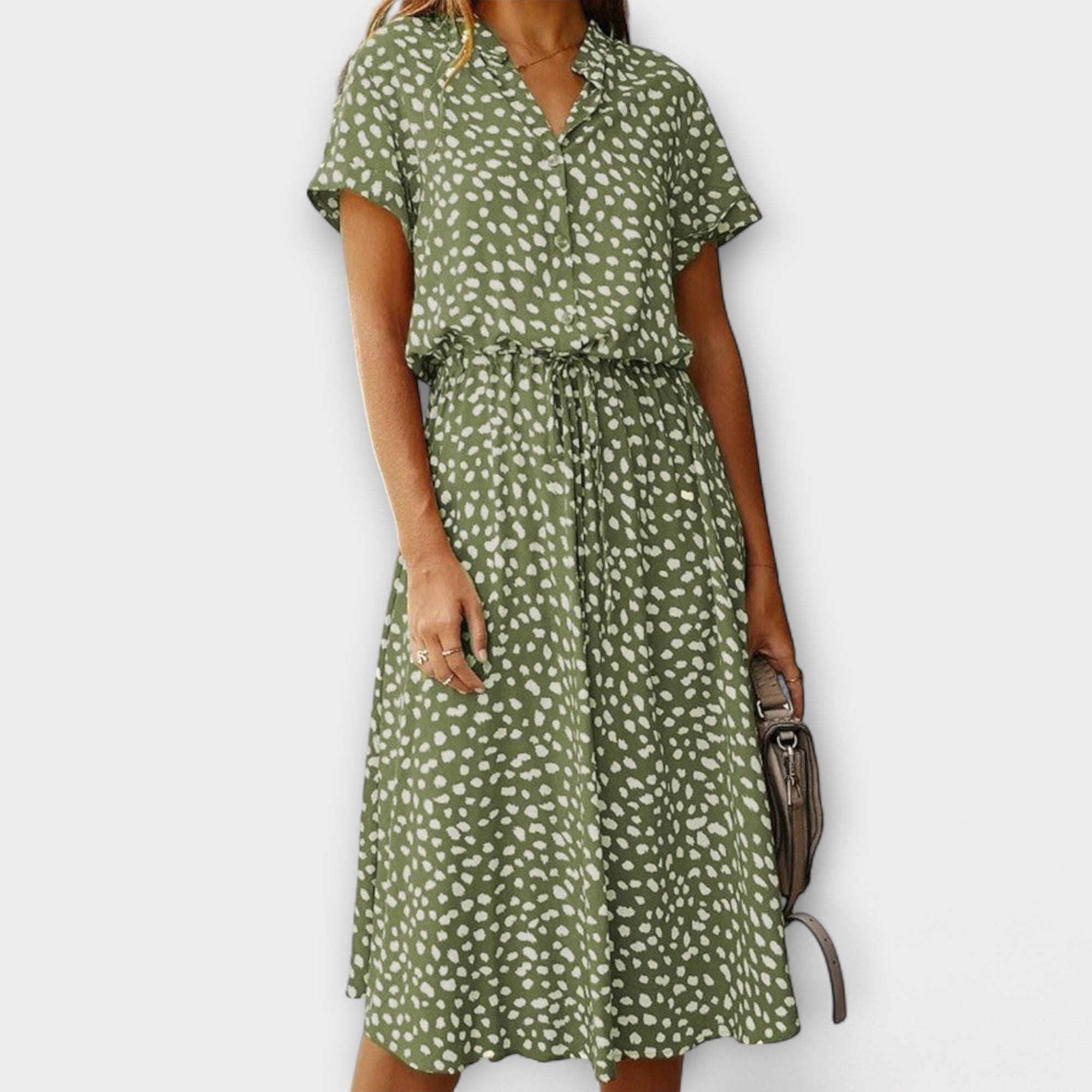 Sunly™ | Rochie Midi de Vară cu Croi Lejer