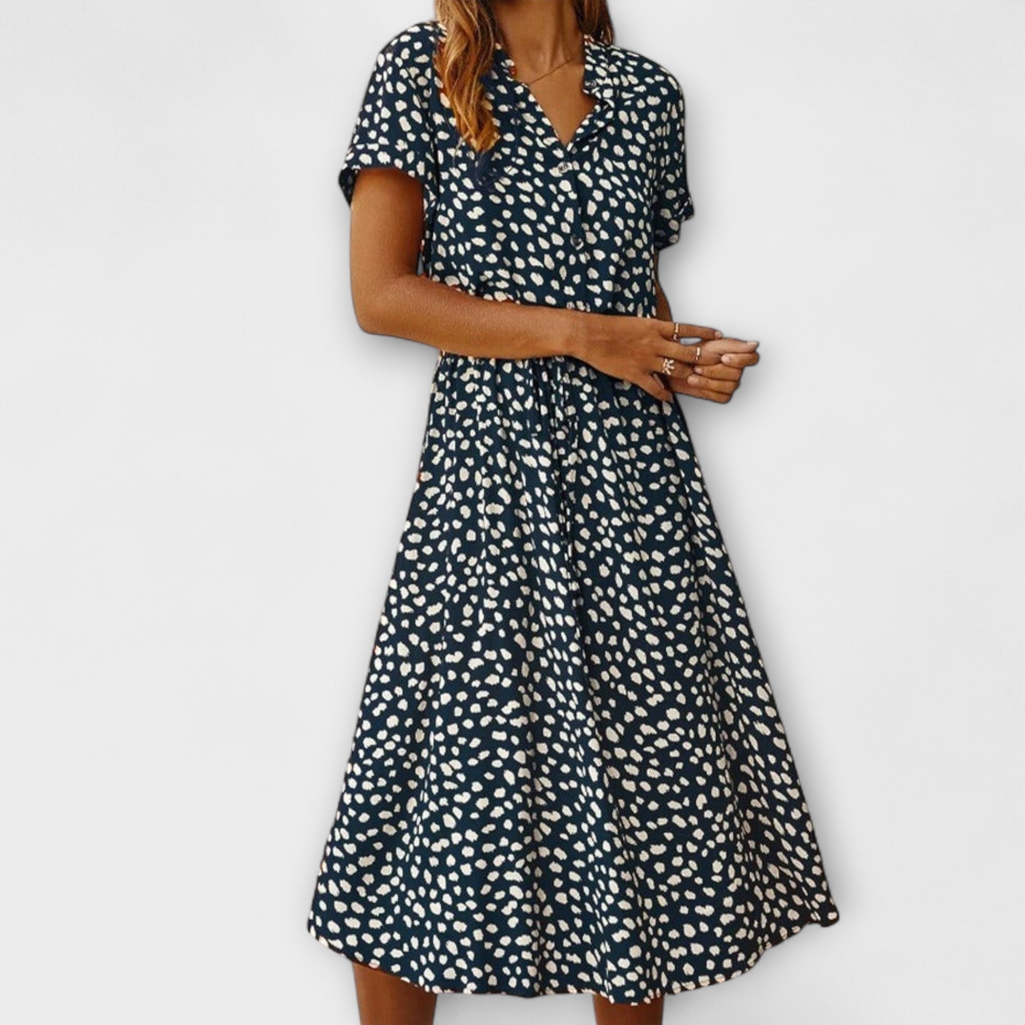 Sunly™ | Rochie Midi de Vară cu Croi Lejer