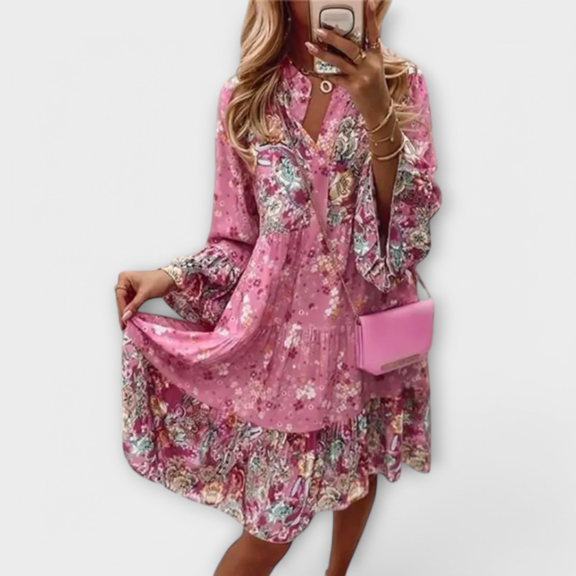 Sunly™ | Rochie A-line Boho de Vară