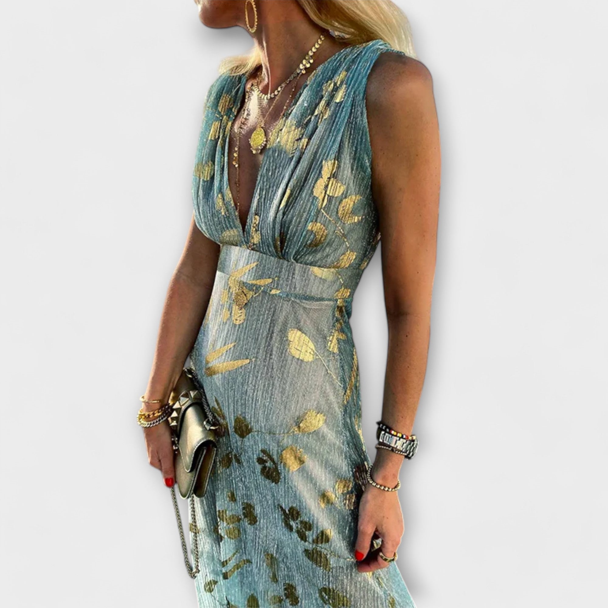 Sunly™ | Rochie Midi de Vară cu Croi Lejer