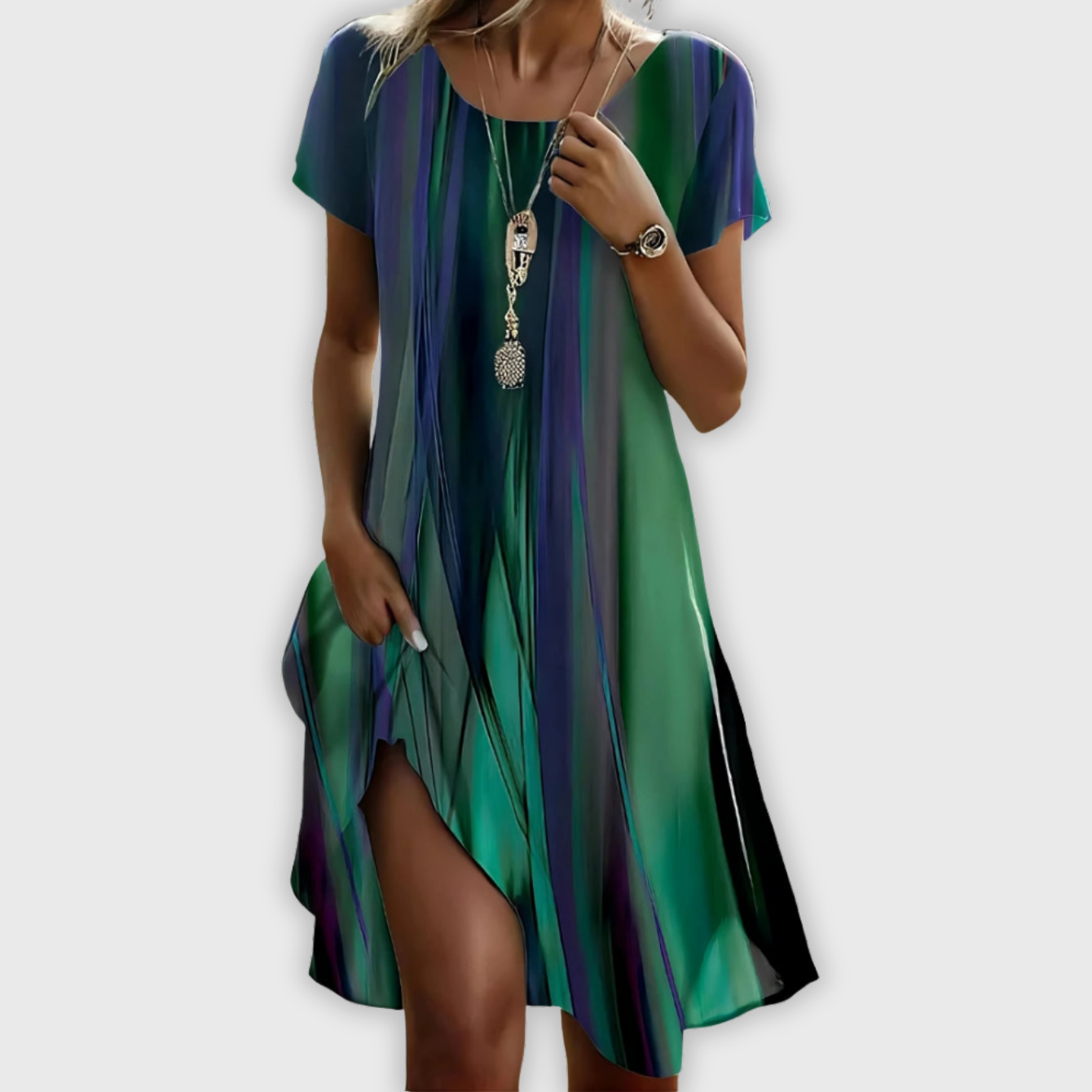 Sunly™ | Rochie Casual Elegantă și Fluidă