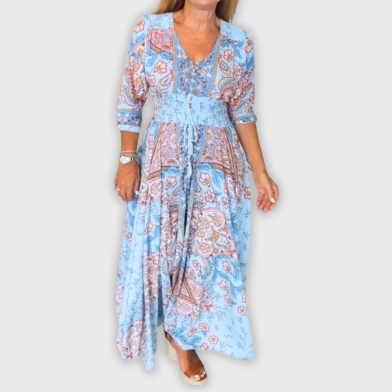 Rita™ | Rochie de Vară Elegantă cu Decolteu în V