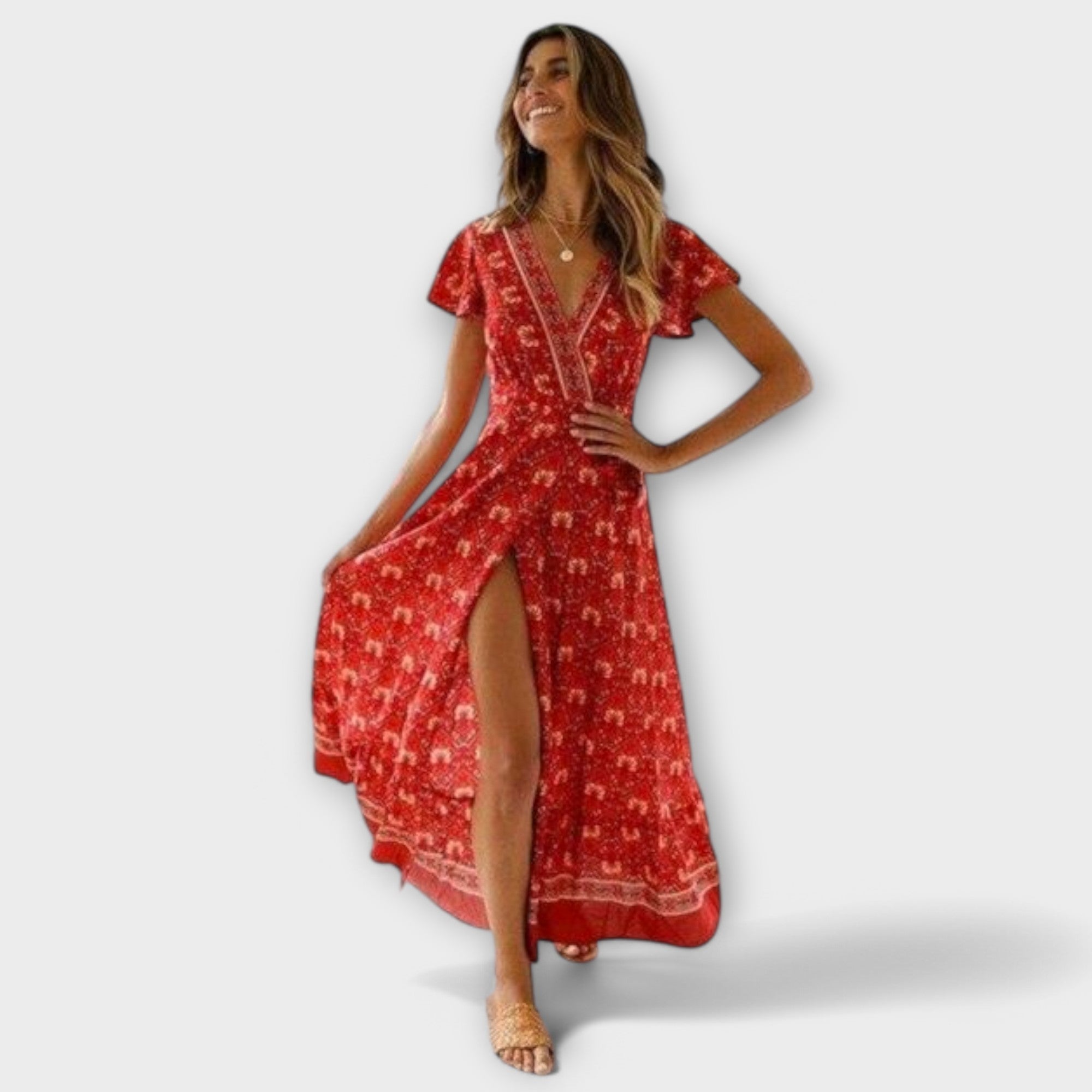 Briony - Rochie Midi Boho