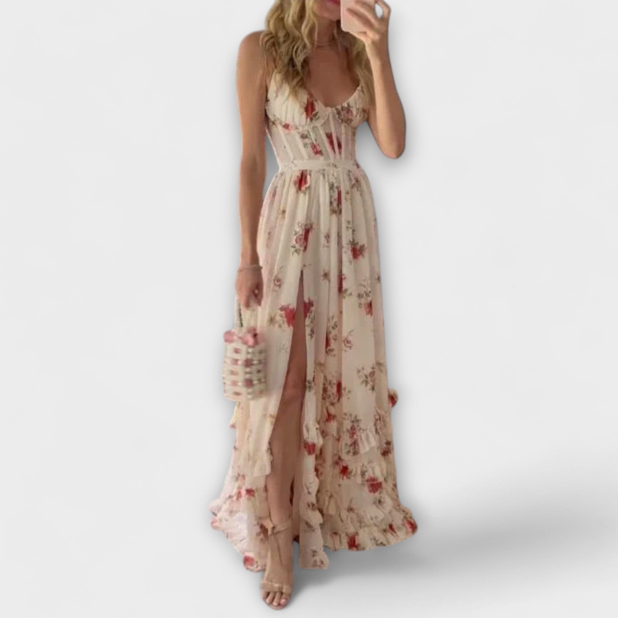 Hazel - Rochie cu motive florale