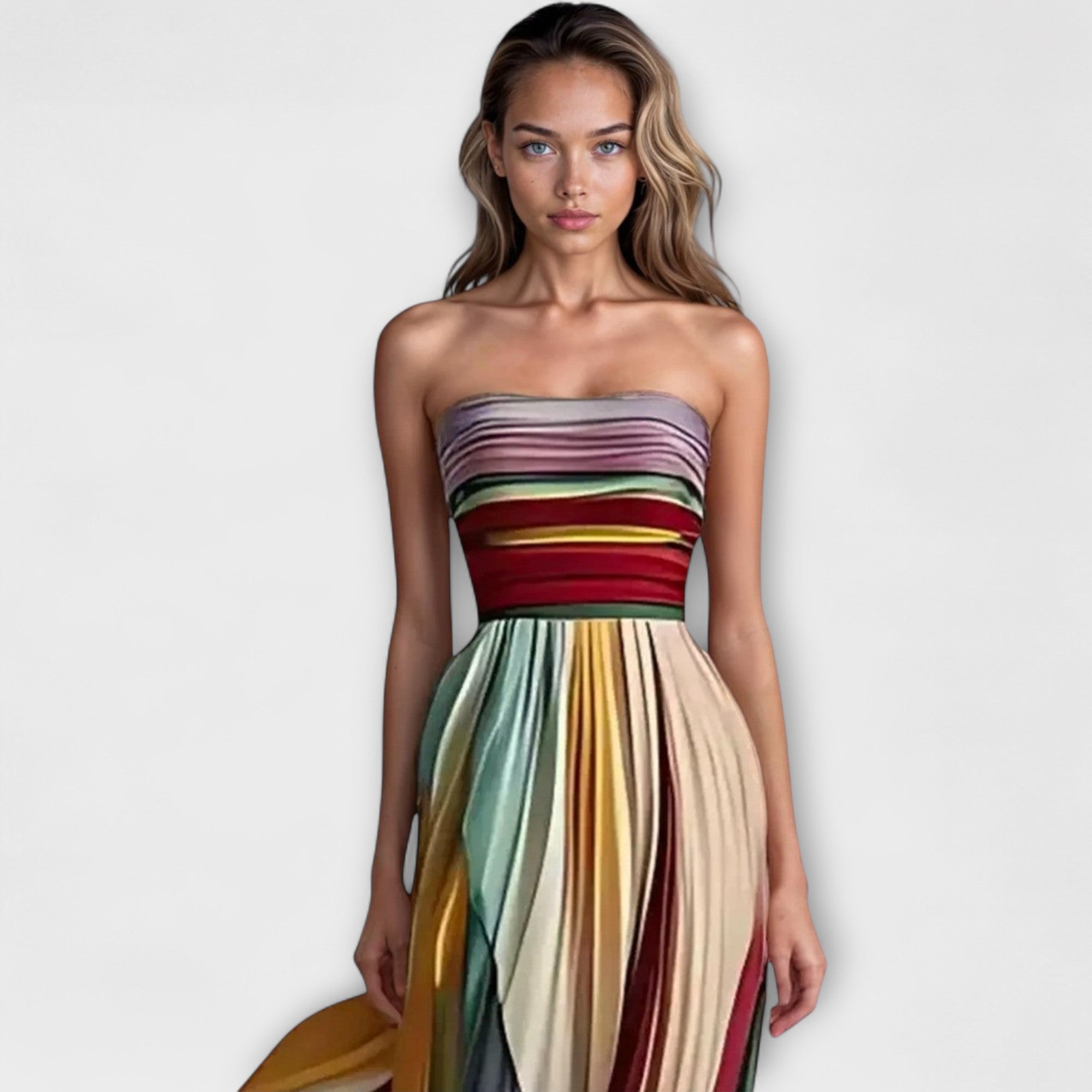 Sunly™ | Rochie Colorată și Luxoasă
